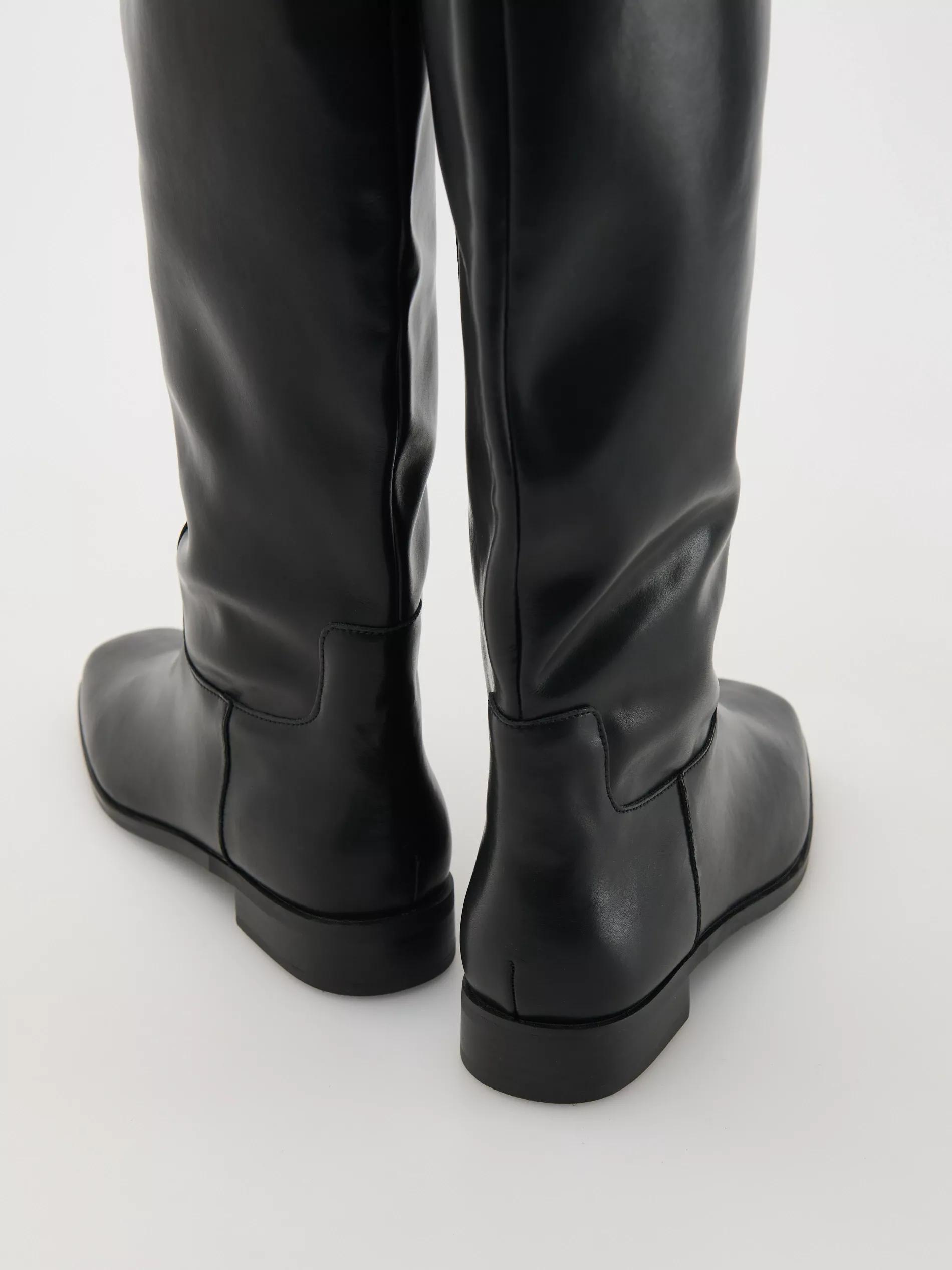 Black Square Top Boots, , large image number 2