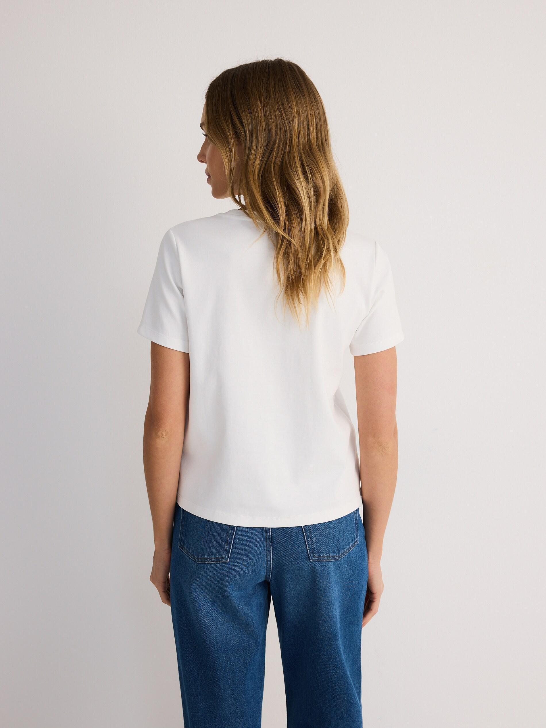 White T-Shirt, White, large image number 5