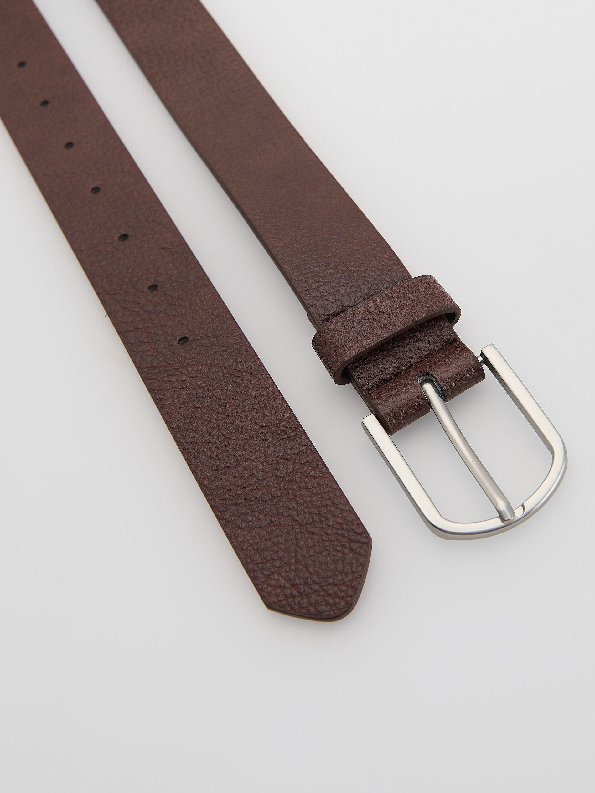 BROWN Buckle belt, Brown, large image number 1
