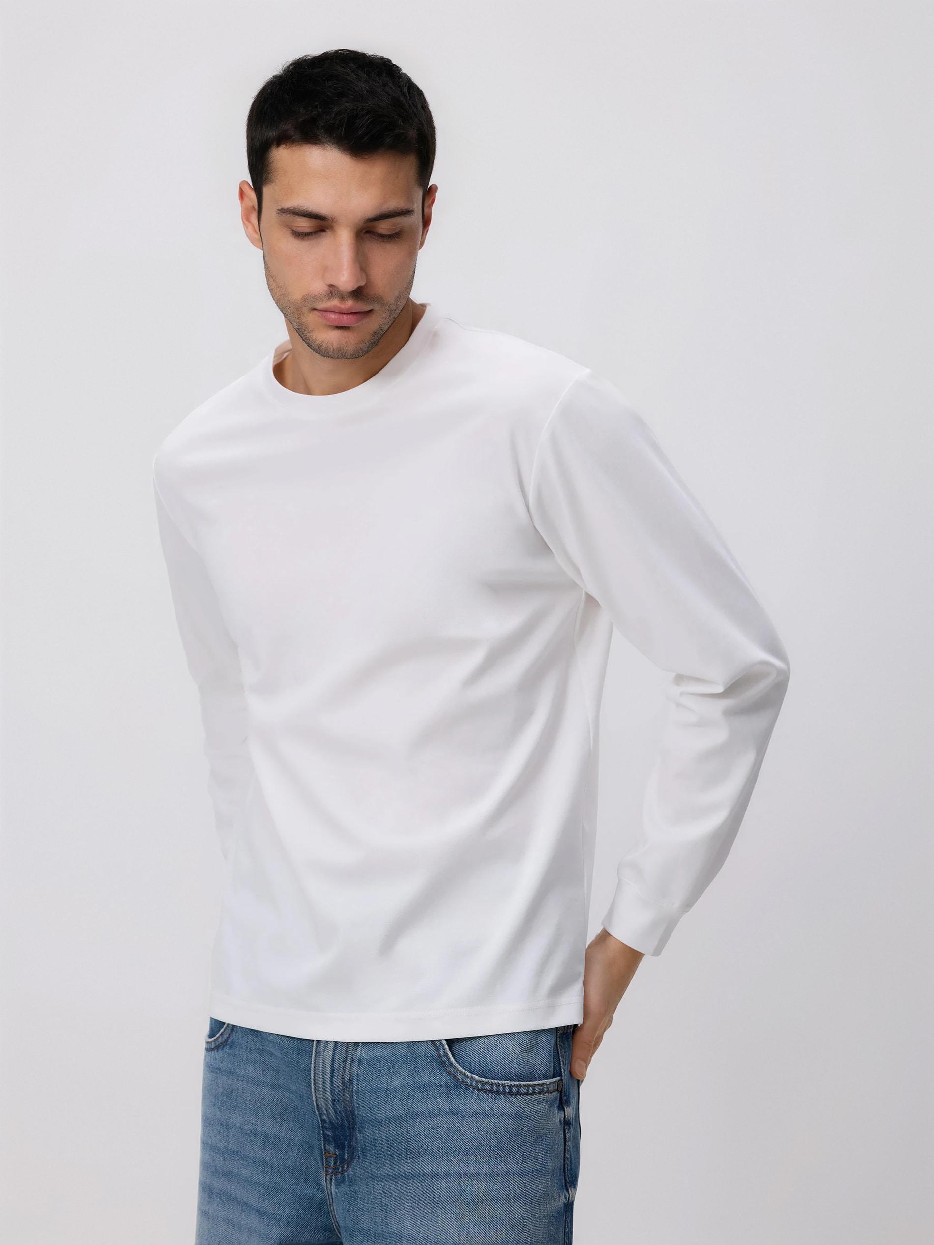 تيشيرت رجالي أبيض, White, medium