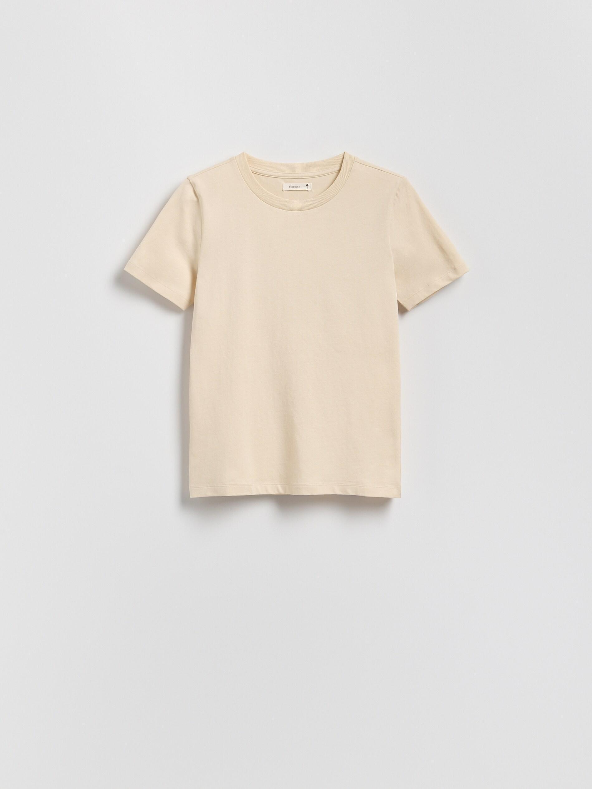 Regular fit T-shirt, Ivory, medium