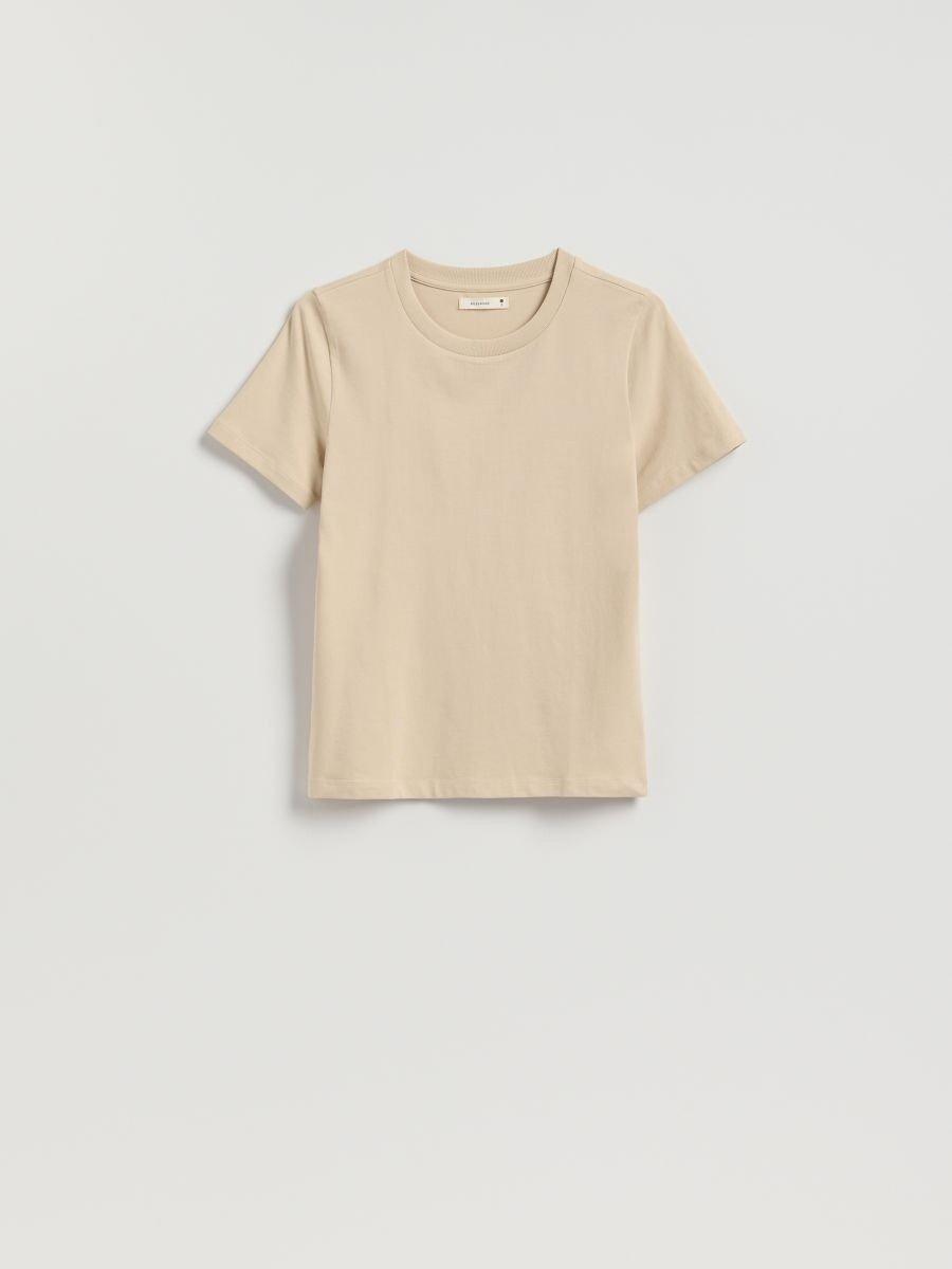 Beige Regular Fit T-Shirt, Ivory, large image number 0