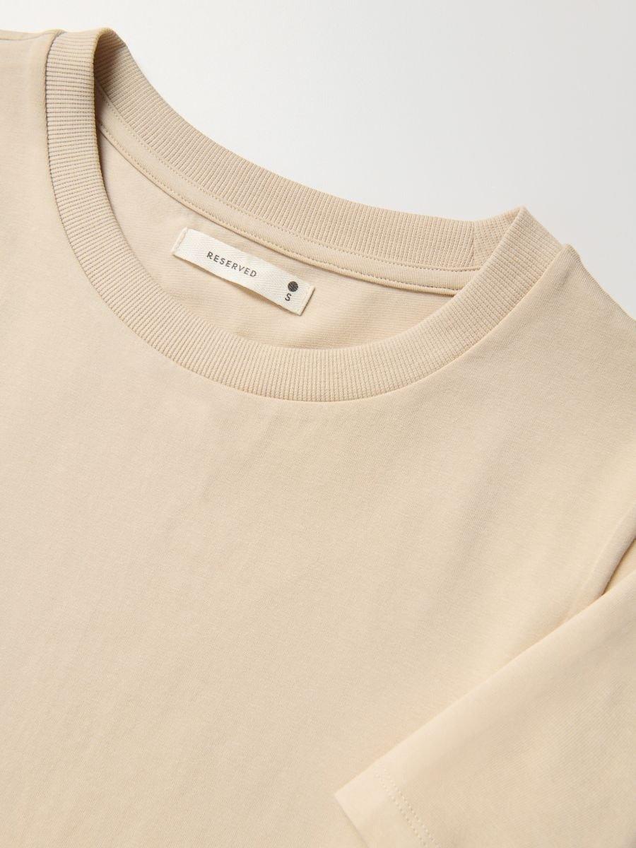 Beige Regular Fit T-Shirt, Ivory, large image number 1