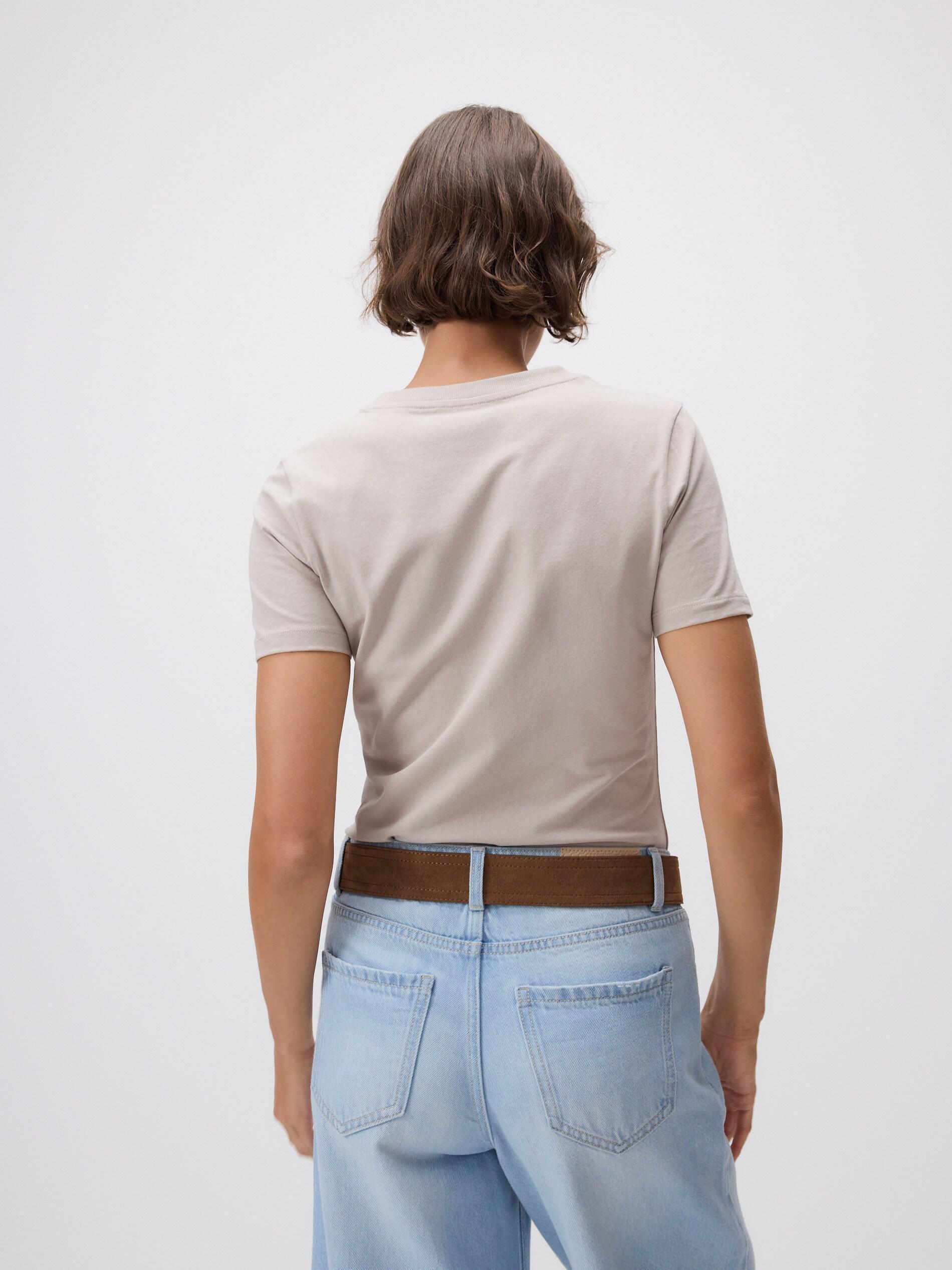 Beige Regular Fit T-Shirt, Beige, large image number 1