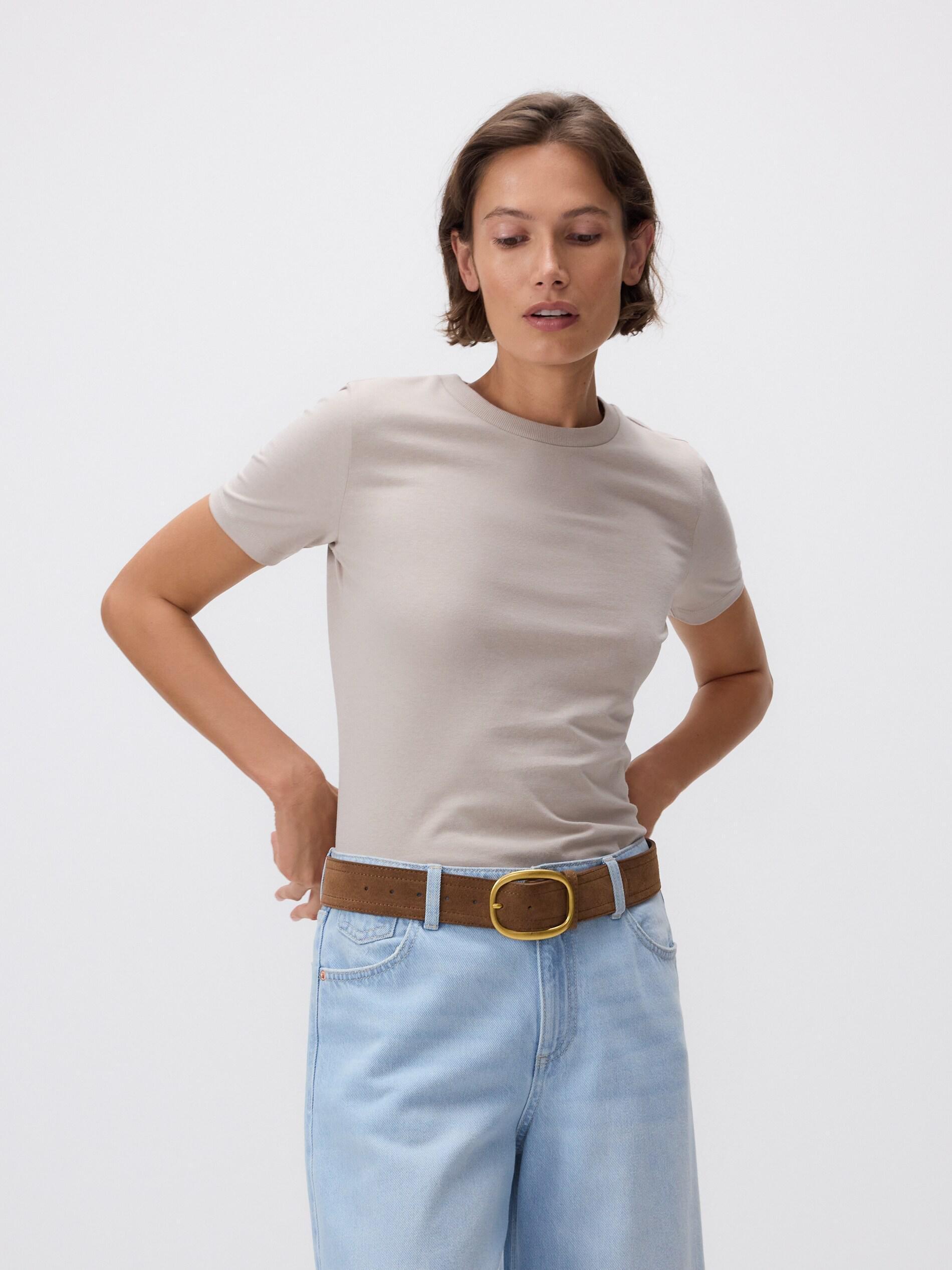 Beige Regular Fit T-Shirt, Beige, large image number 2
