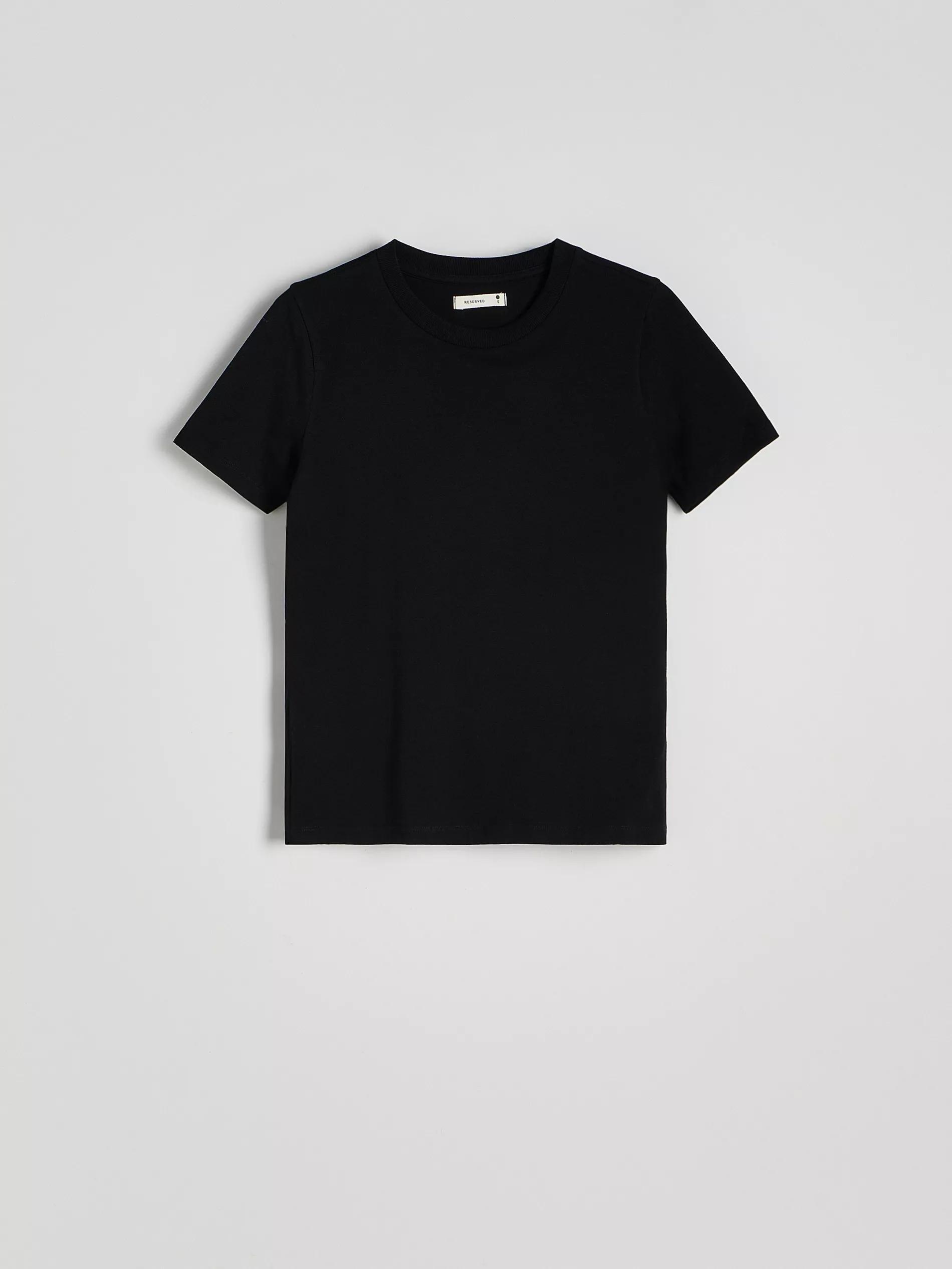 Black Regular T-Shirt, Black, large image number 11