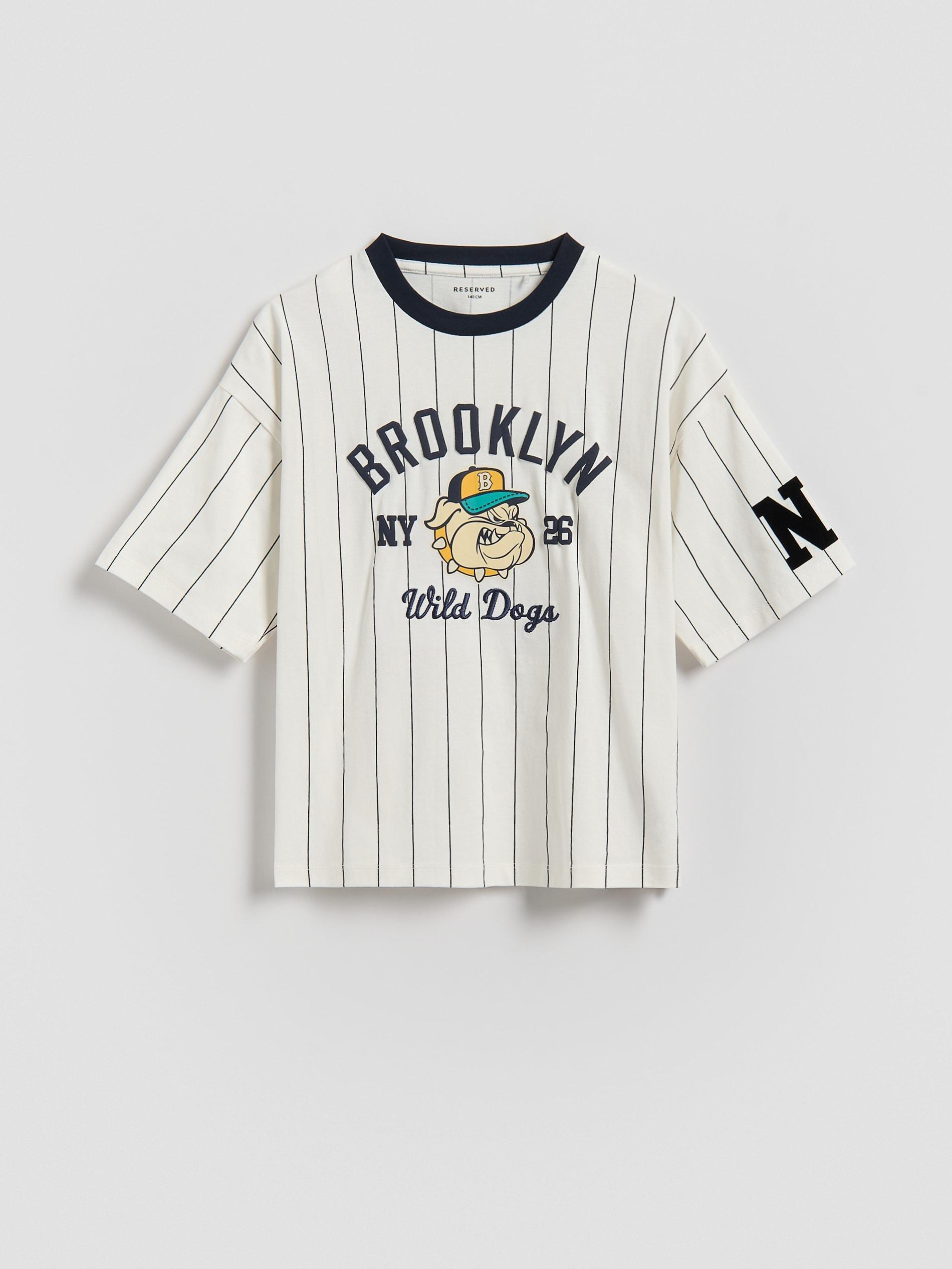 Cream Cotton T-Shirt, Ivory, medium