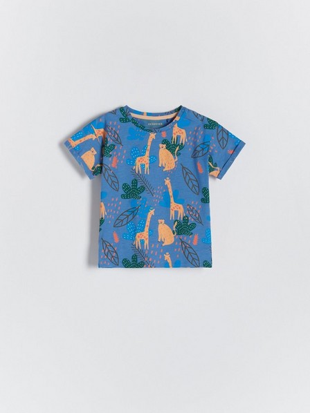 Reserved - Lilac Printed Cotton T-Shirt, Boys