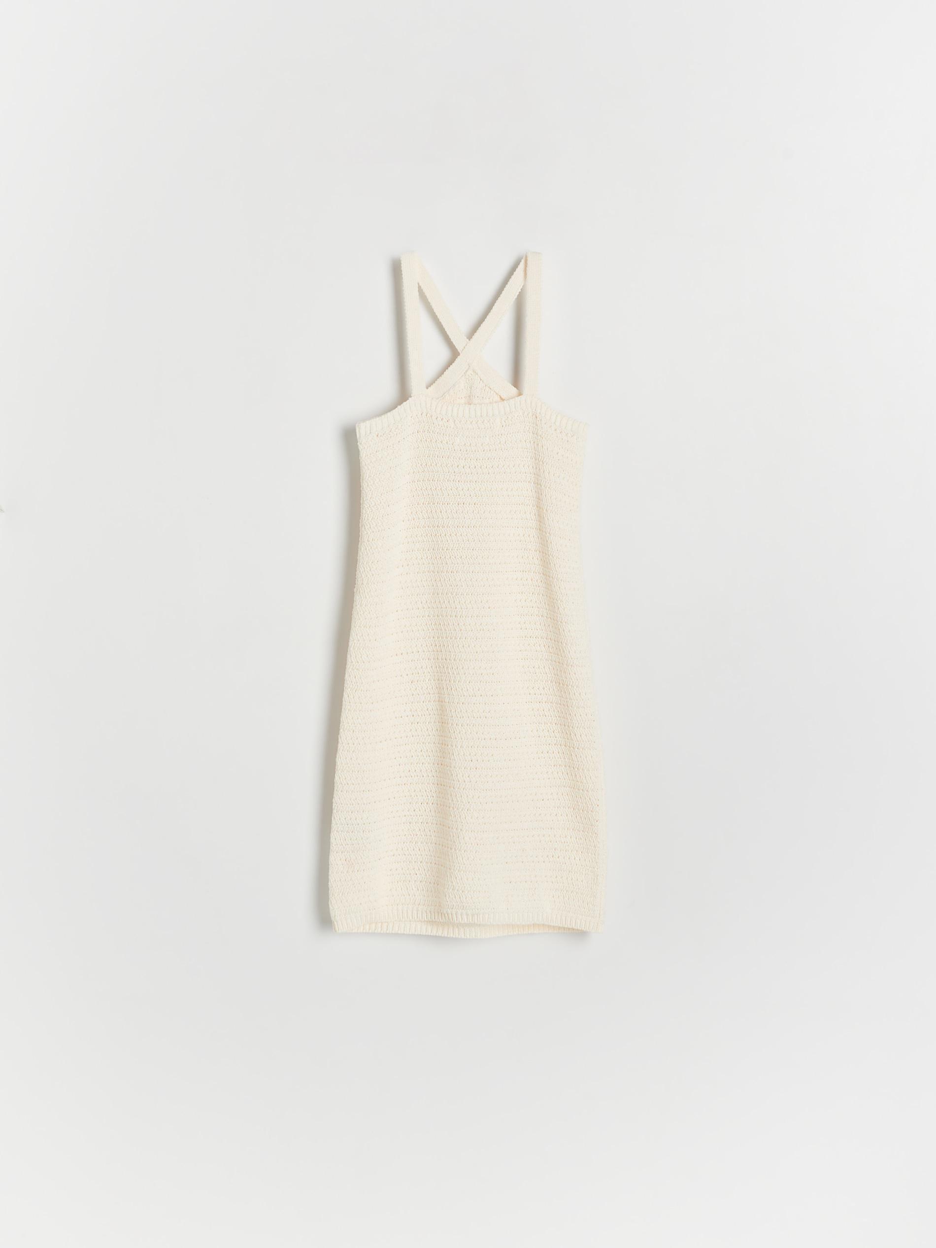 White Jersey Dress, Kids Girls, , large image number 3