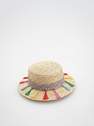 Reserved - Wheat Straw Hat With Tassels