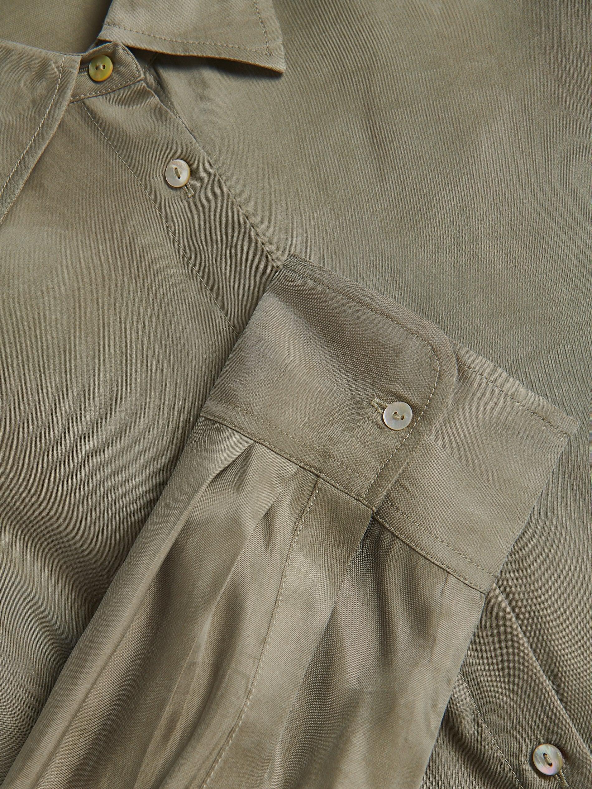 Green Button Detail Shirt, , large image number 11
