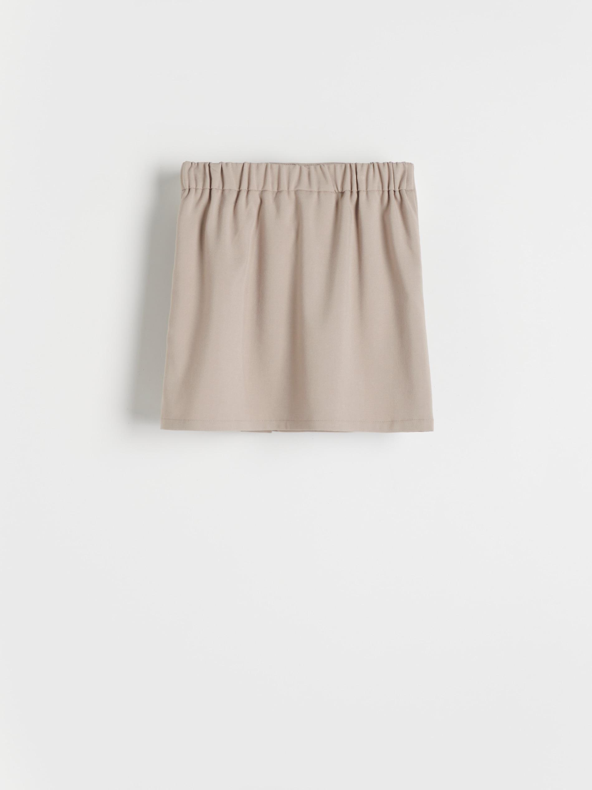 Reserved - Beige Skirt With Pleats, Kids Girls