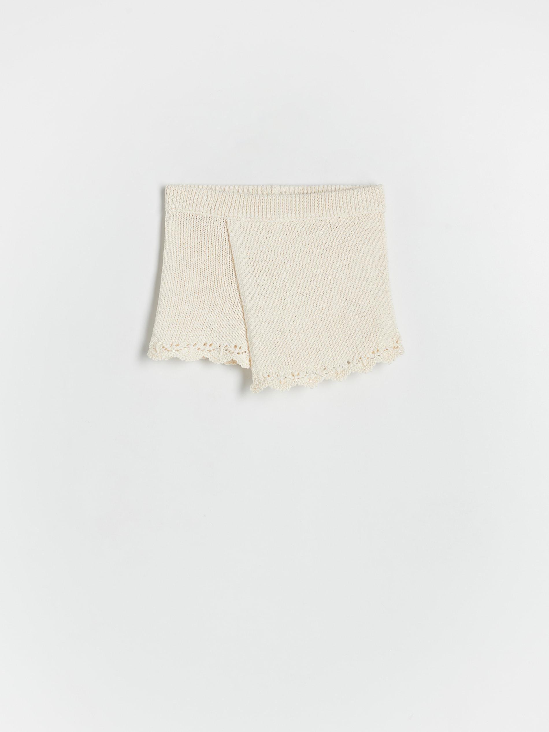 White Jersey Shorts, Kids Girls, , large image number 1