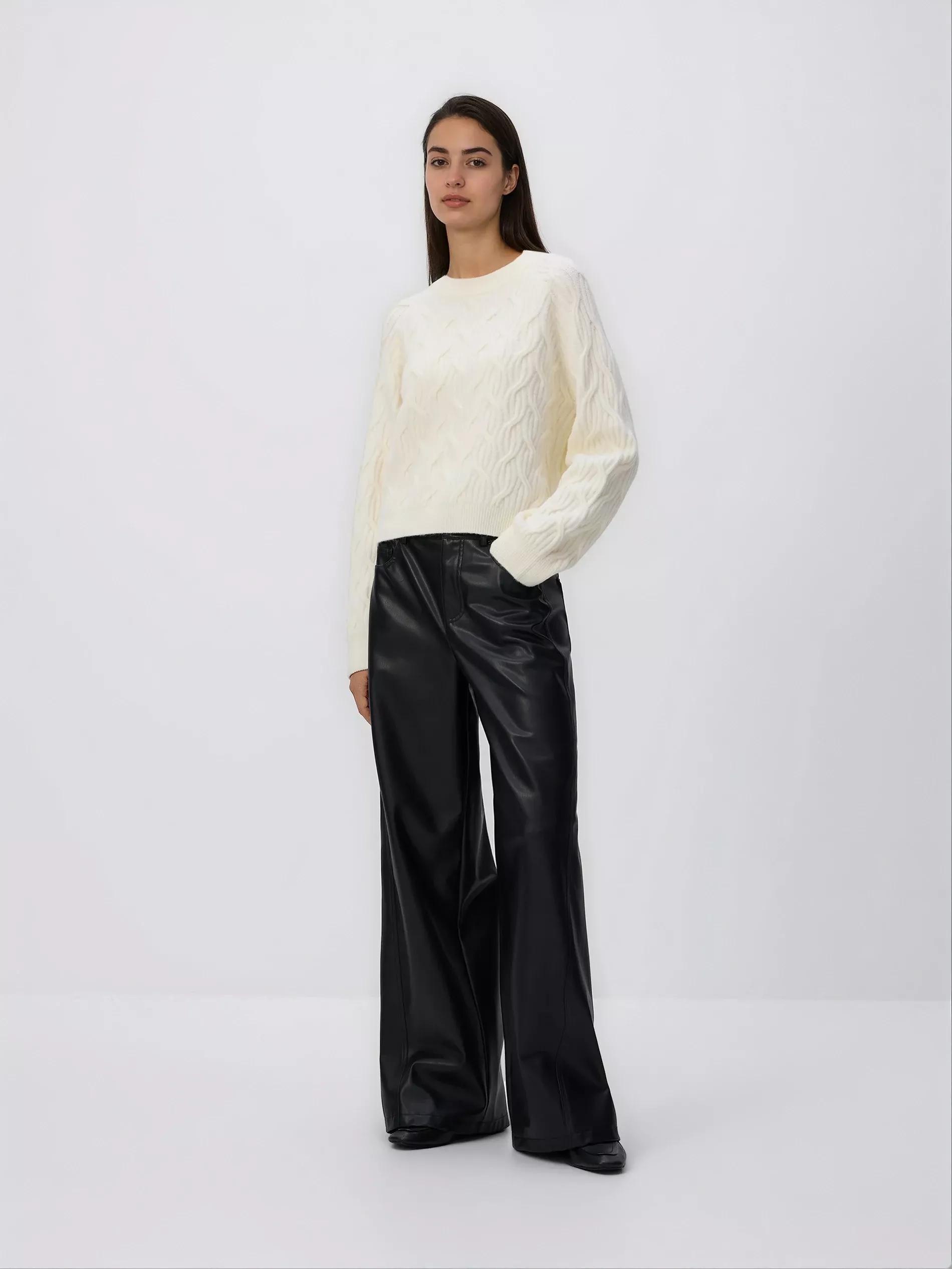 Beige Structural Jumper, Ivory, large image number 0