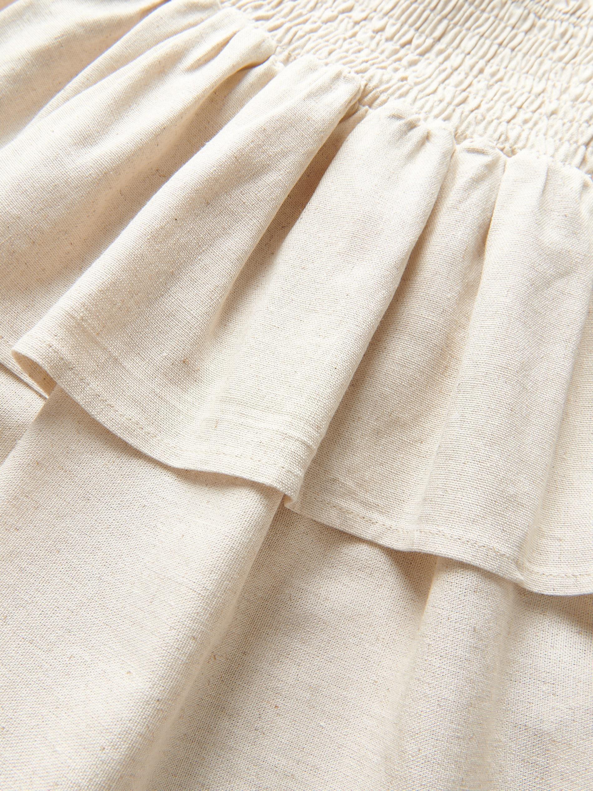 Beige Ruffle Skirt, , large image number 4