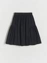 Reserved - black Cotton skirt
