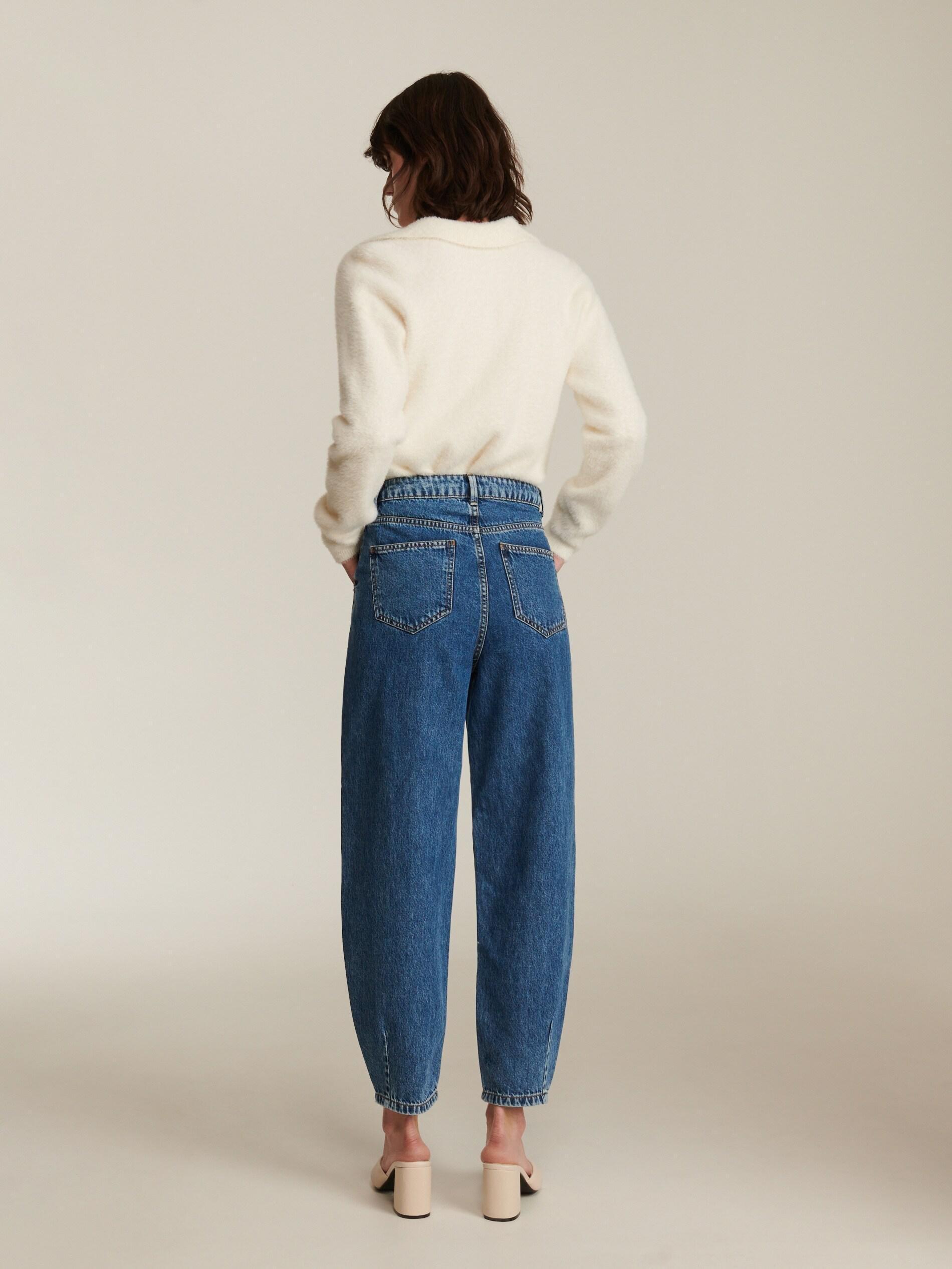 Navy Balloon Jeans, , large image number 2