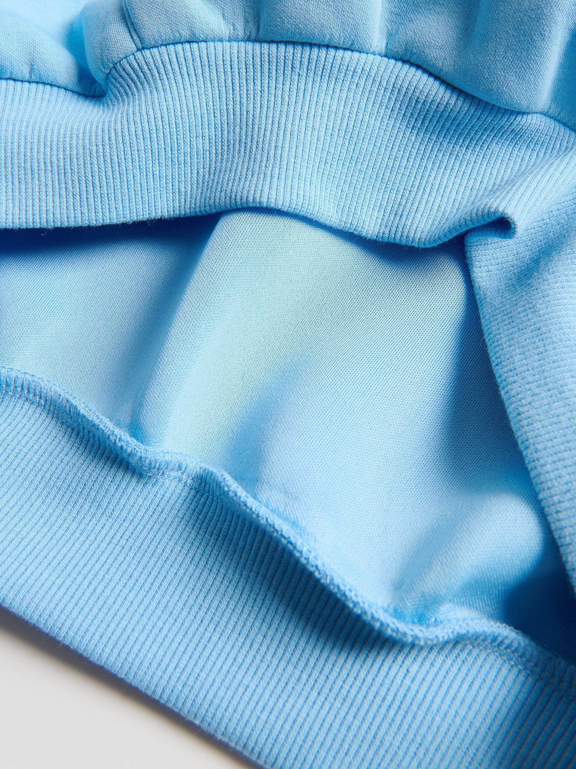 Blue Interlock Hoodie, Blue, large image number 3