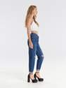 Reserved - Blue Ripped Boyfriend Jeans