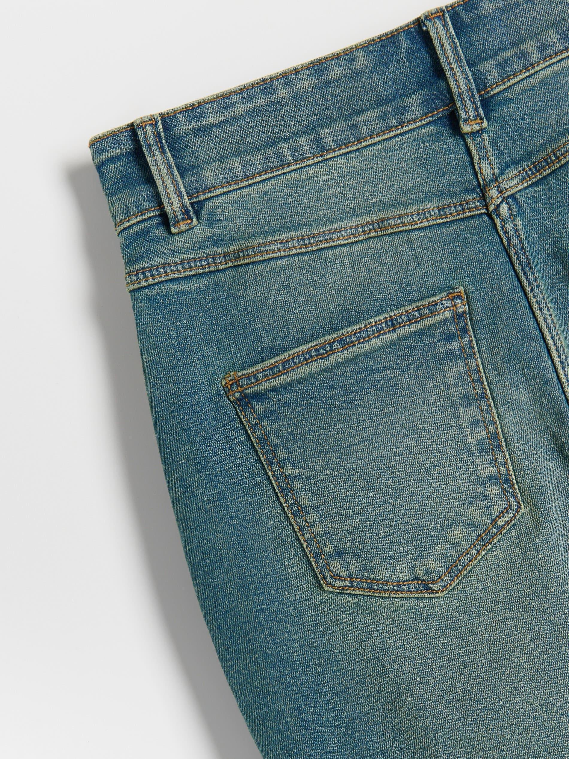 Blue Denim Maxi Skirt, , large image number 5