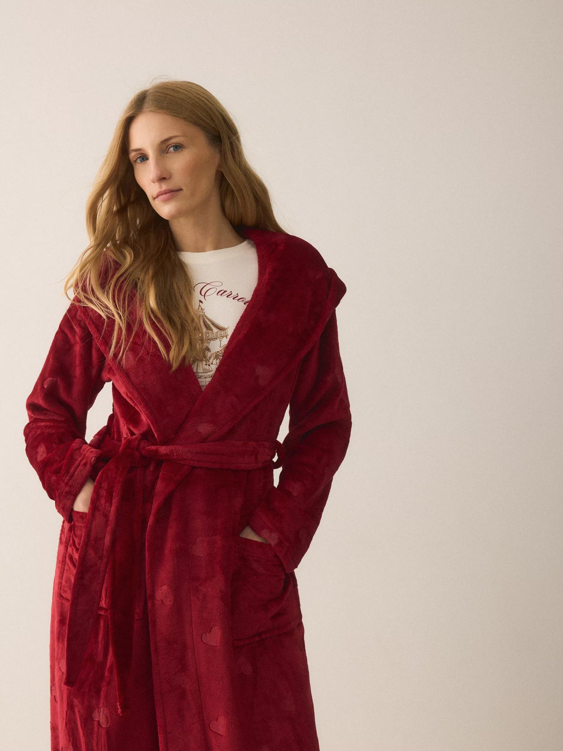 Red Dressing Gown, Red, large image number 0