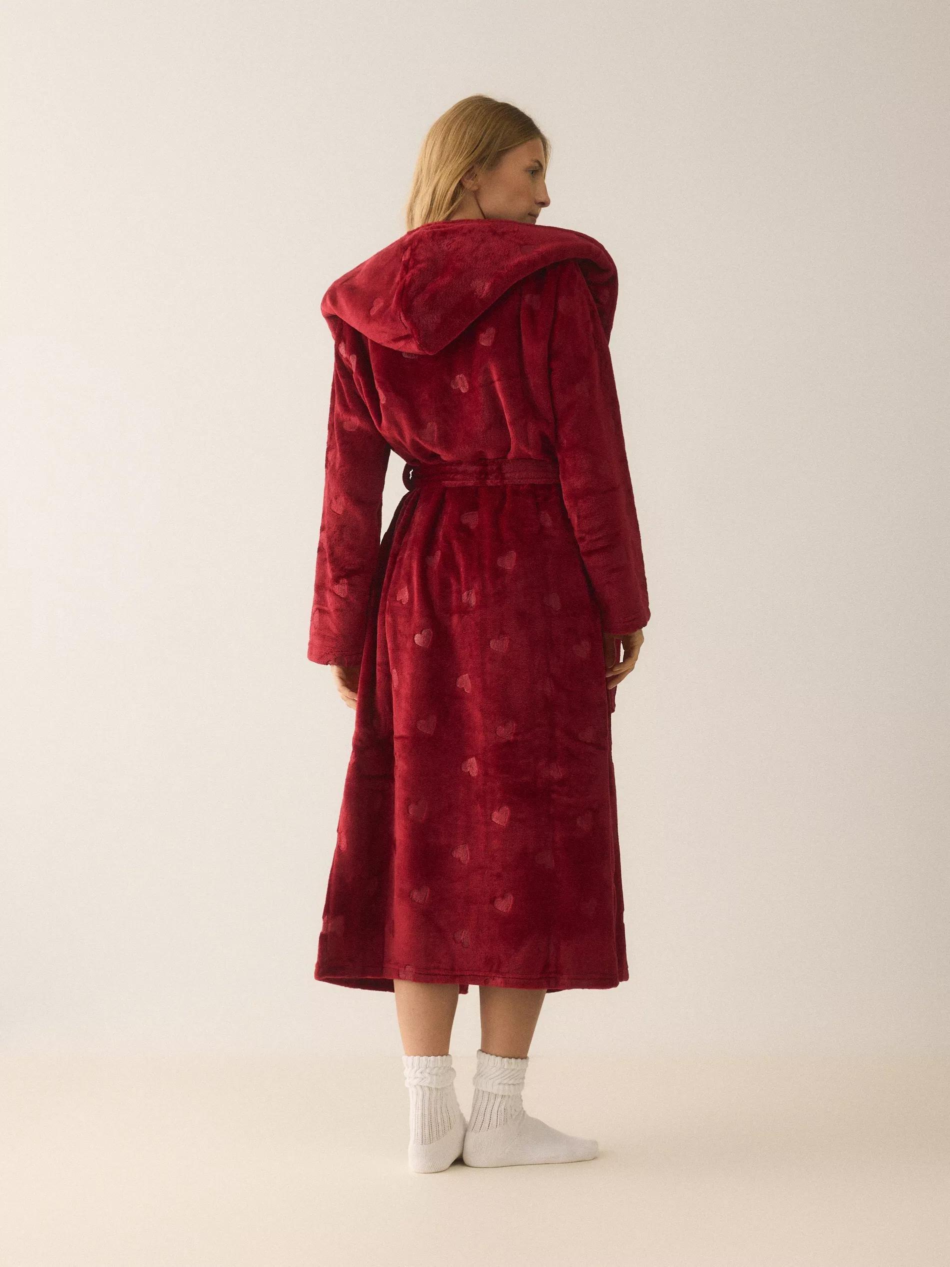 Red Dressing Gown, Red, large image number 3
