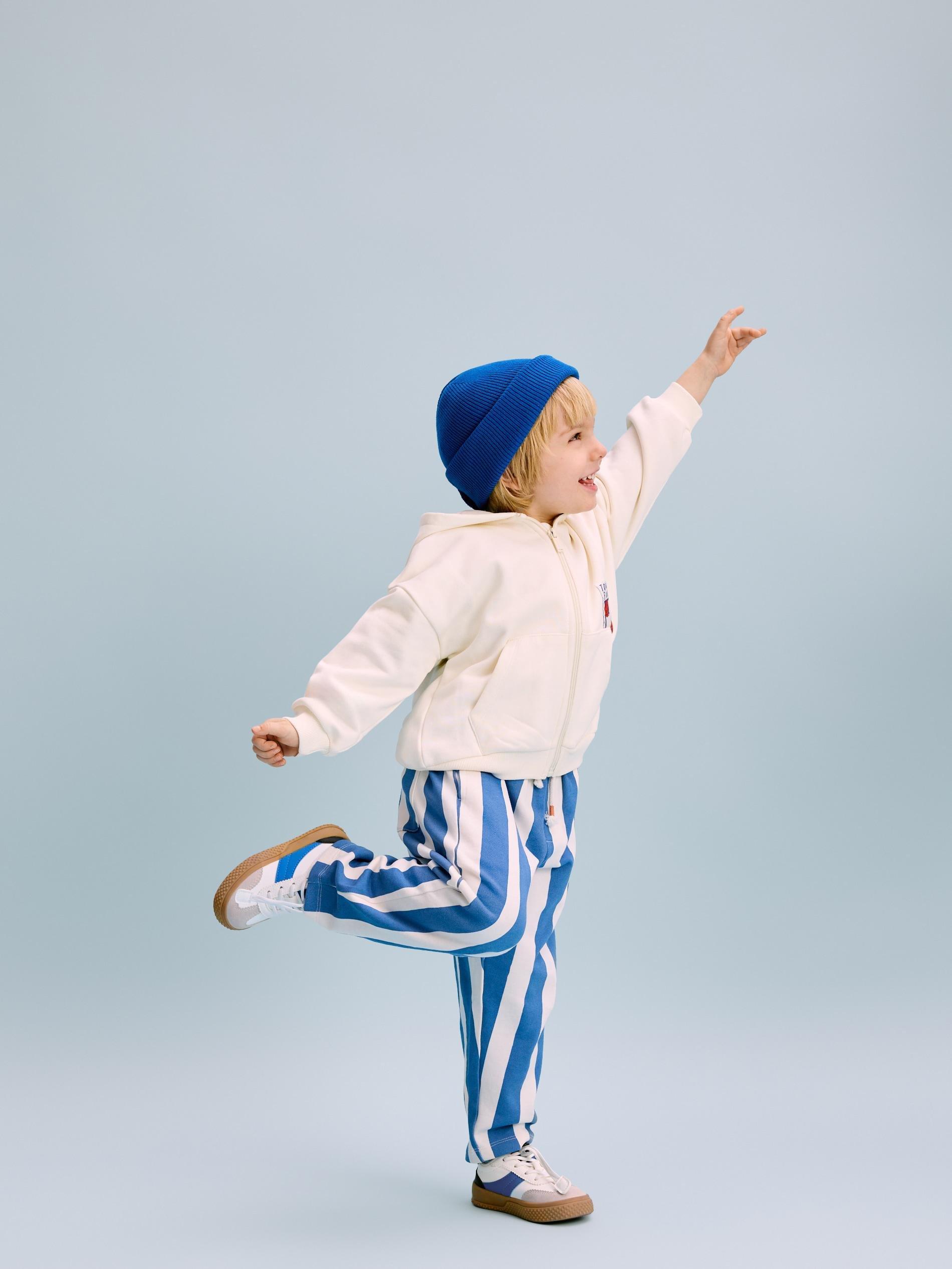 Blue Oversized Sweatpants, Blue, large image number 0