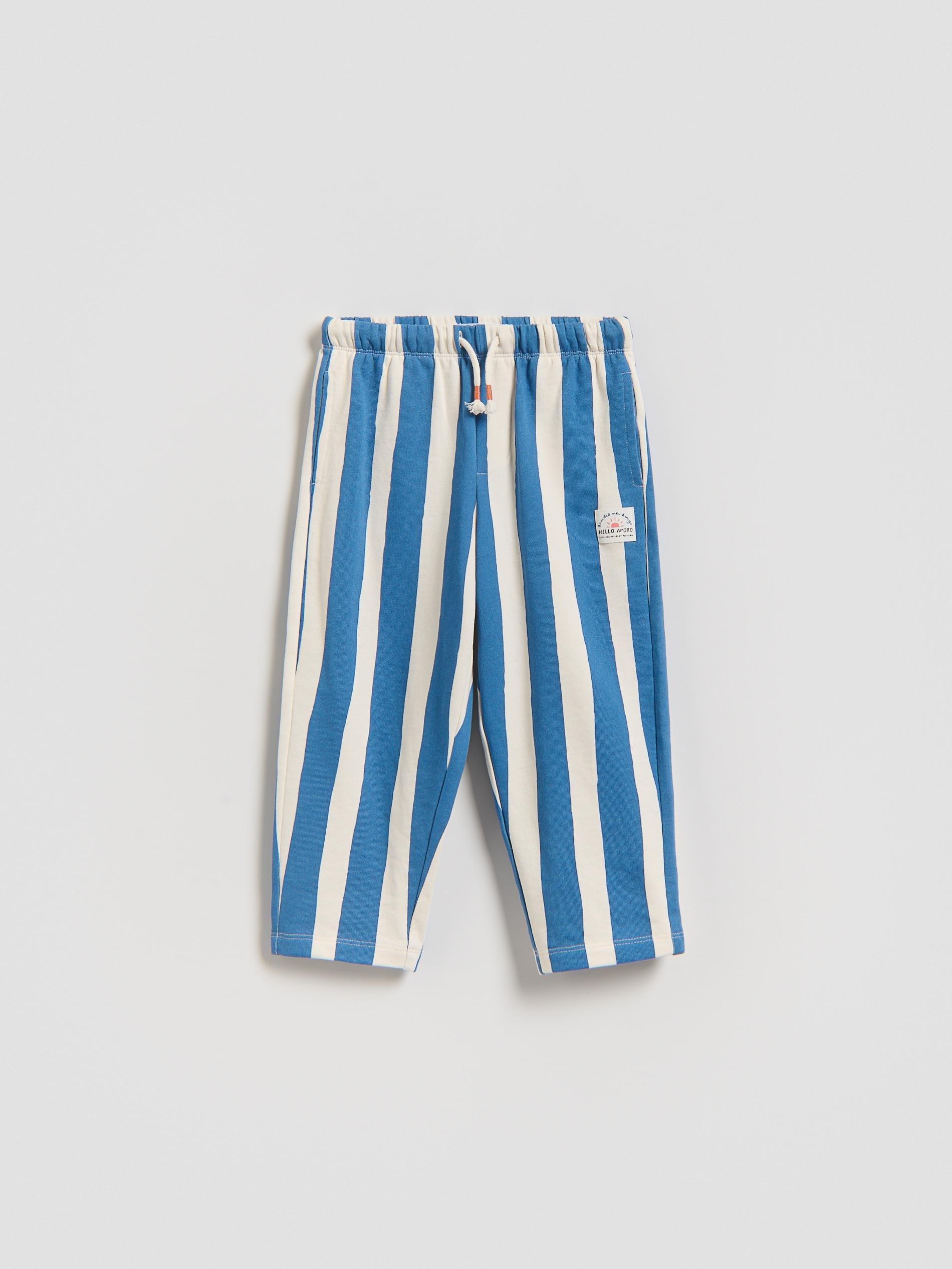 Blue Oversized Sweatpants, Blue, large image number 1