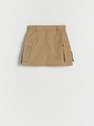 Reserved - beige Skirt with cargo pockets