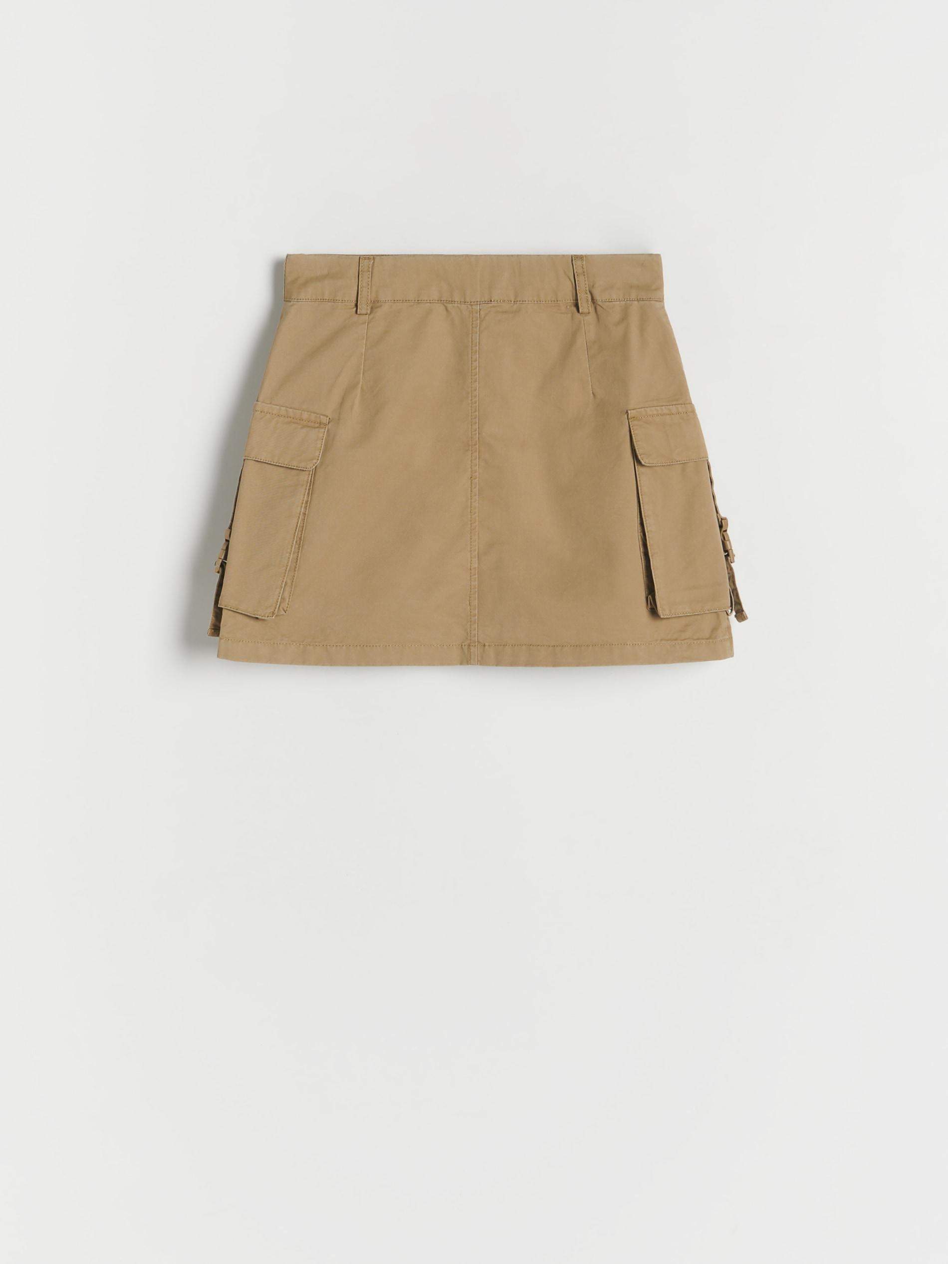 Reserved - Beige Cargo Pants Skirt, Kids Girls