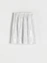 Reserved - Grey Decorative Gathering Skirt, Kids Girls