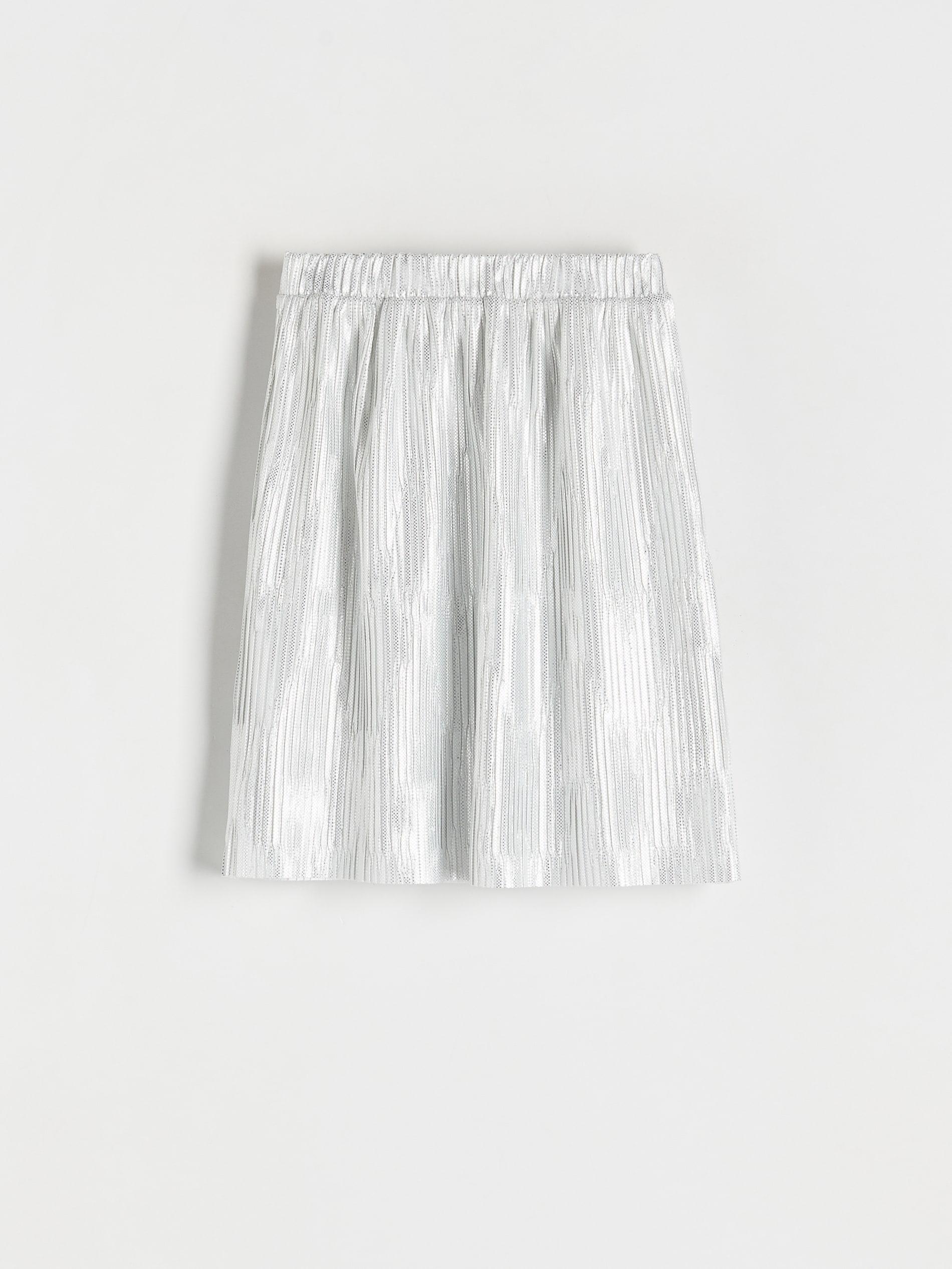 Reserved - Grey Elastic Waistband Midi Skirt, Kids Girls