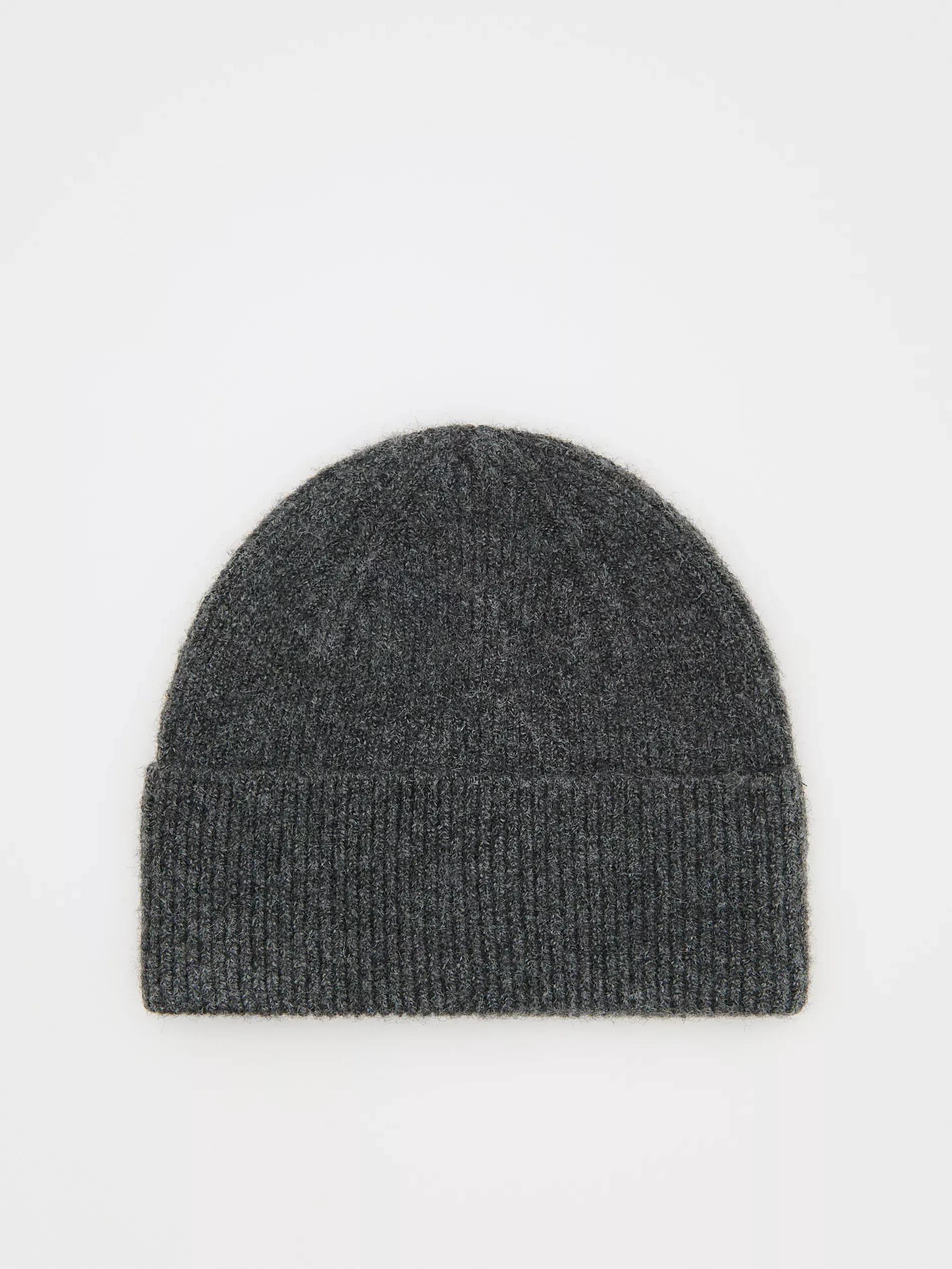 Grey Beanie Hat, Grey, large image number 2