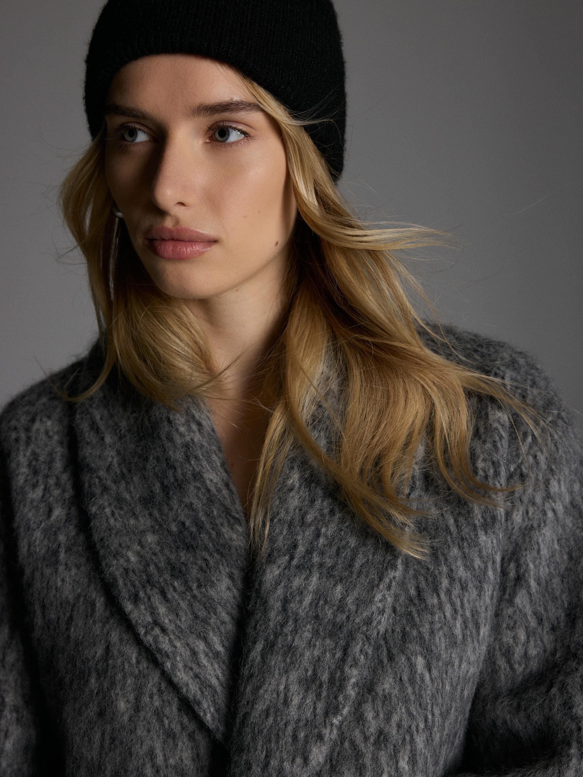 Black Beanie Hat, Black, large image number 0