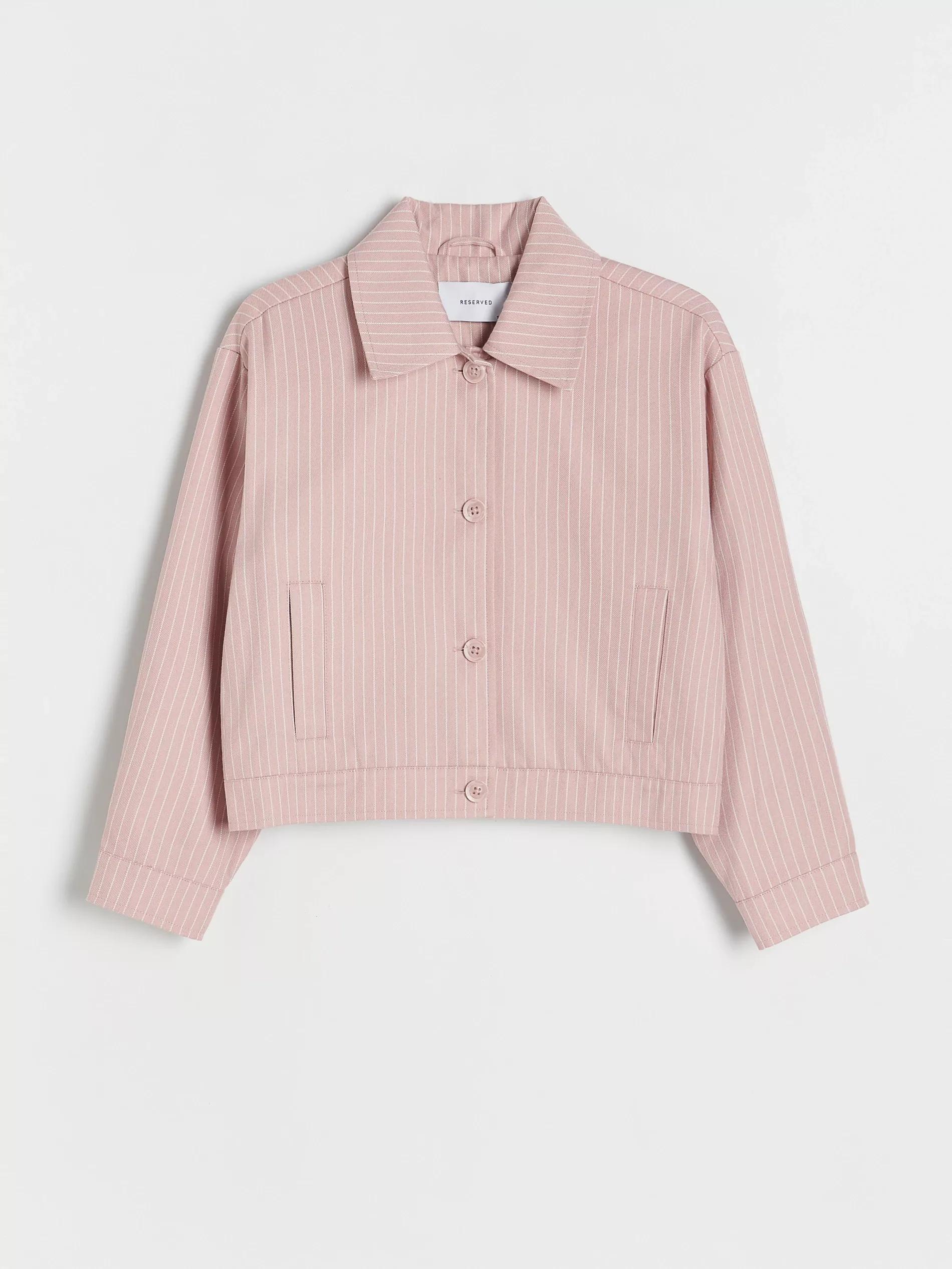Pink Stripe Blazer, Kids Girls, , large image number 3
