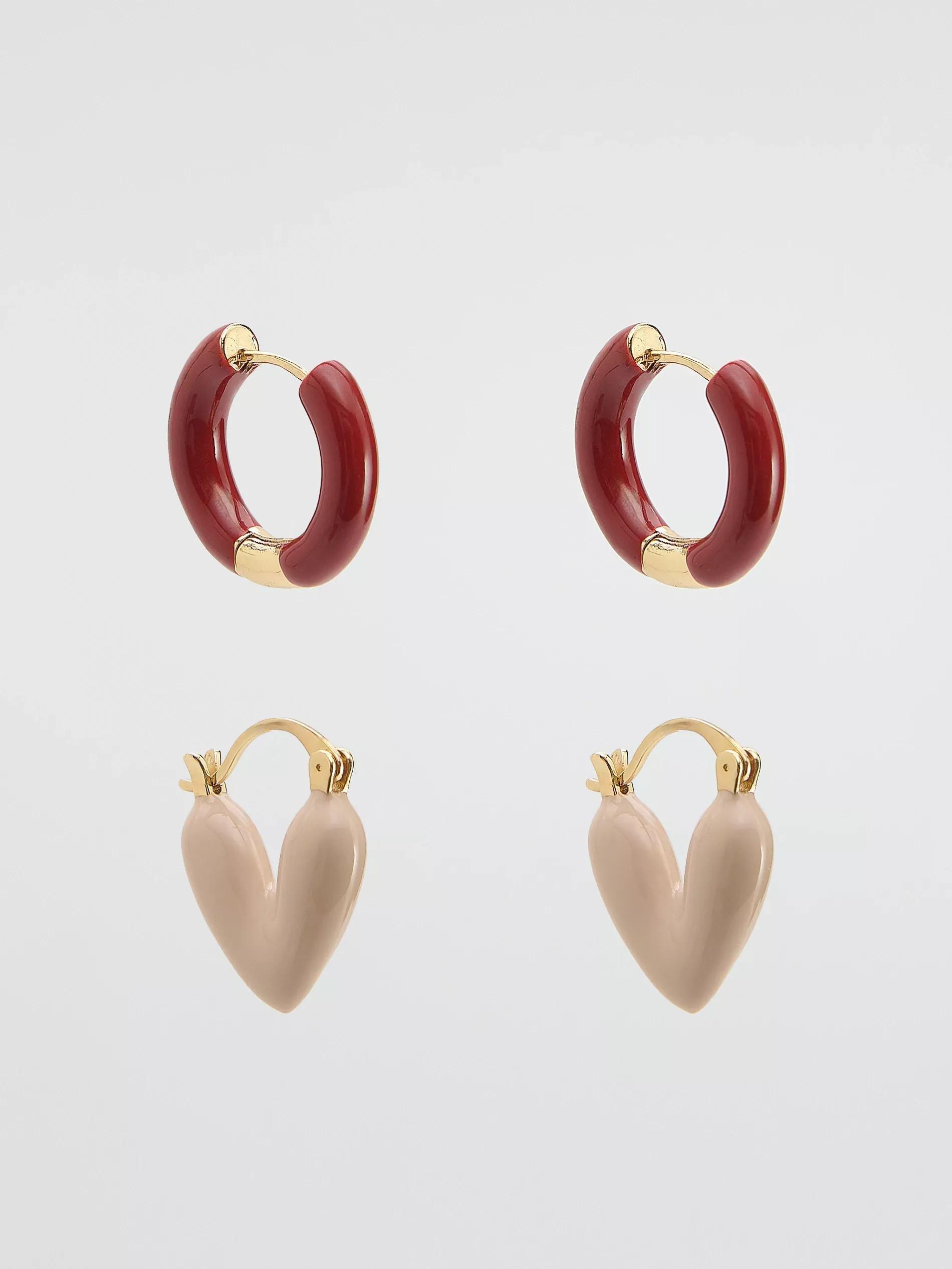 Multicolour Earring Set, Multicolor, medium