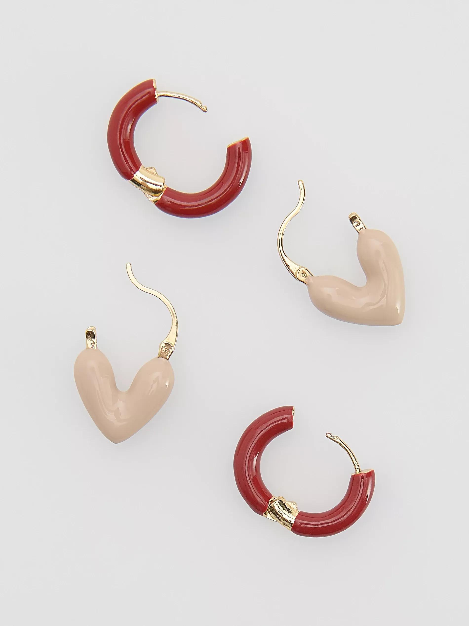 Multicolour Earring Set, Multicolor, medium