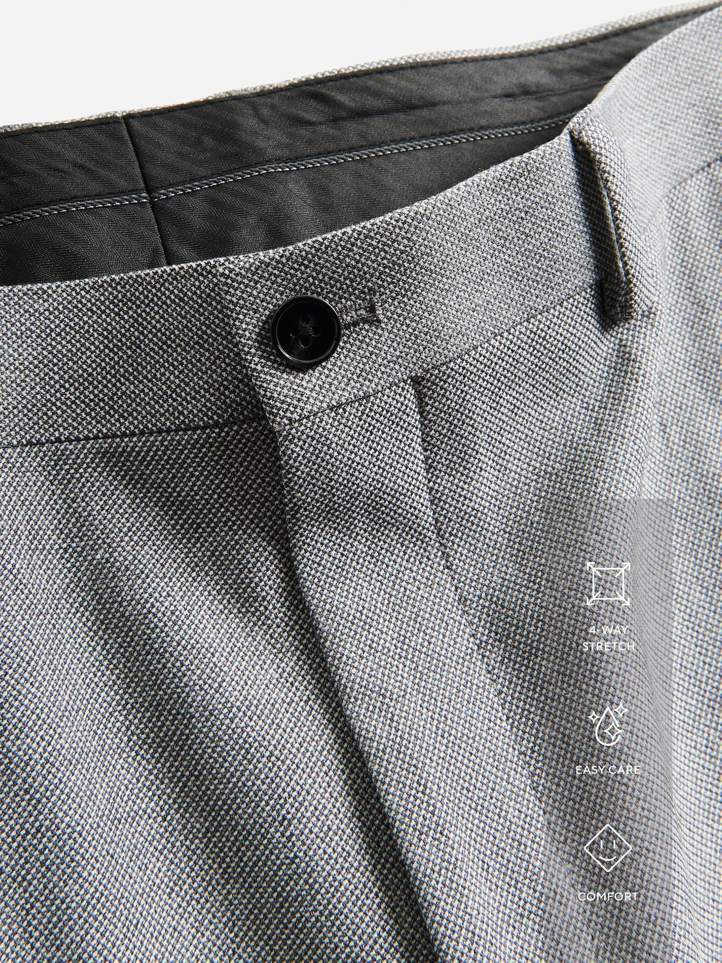 Grey Carrot Trousers, Light grey, medium