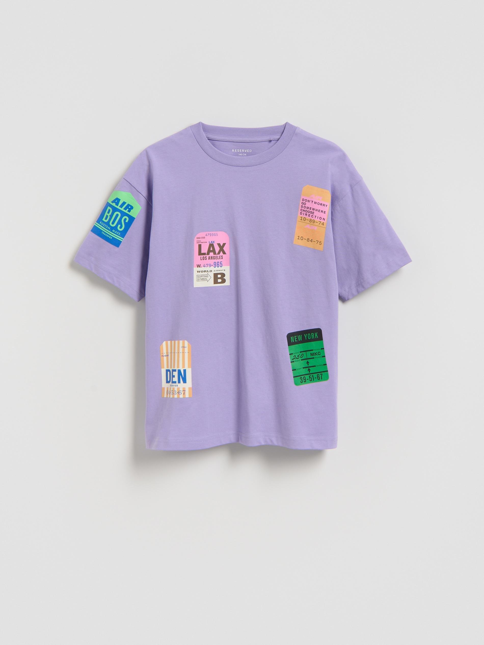 Pink Cotton T-Shirt With Print, Pink, large image number 1
