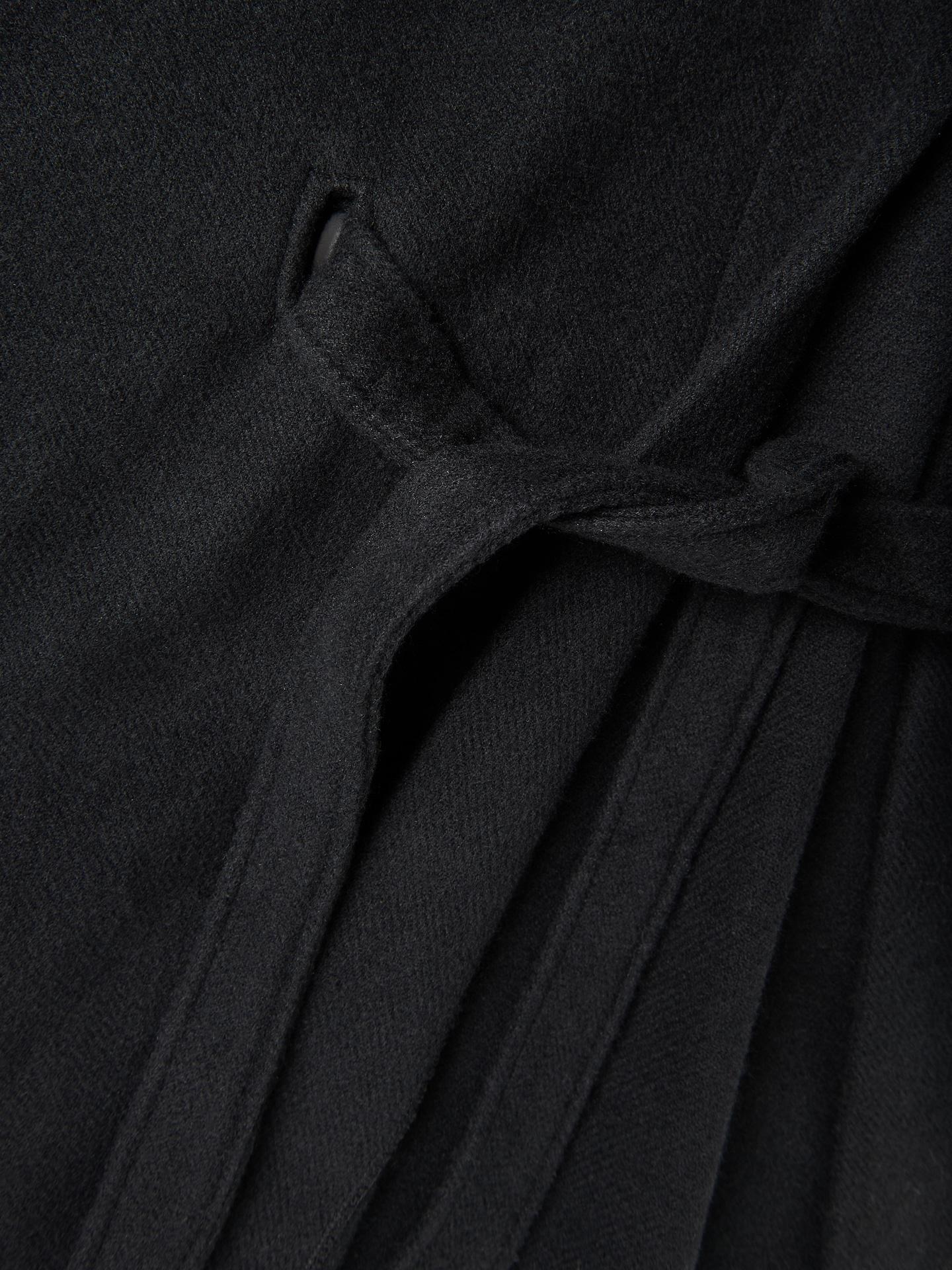 Black Poncho, Black, medium