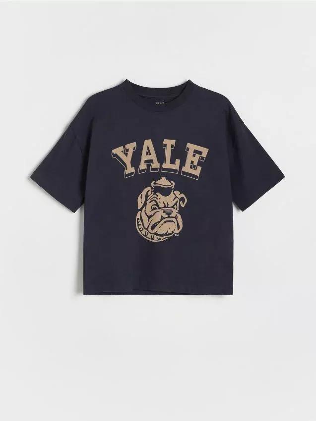 Blue Kid'S Yale Oversized T-Shirt, , large image number 0