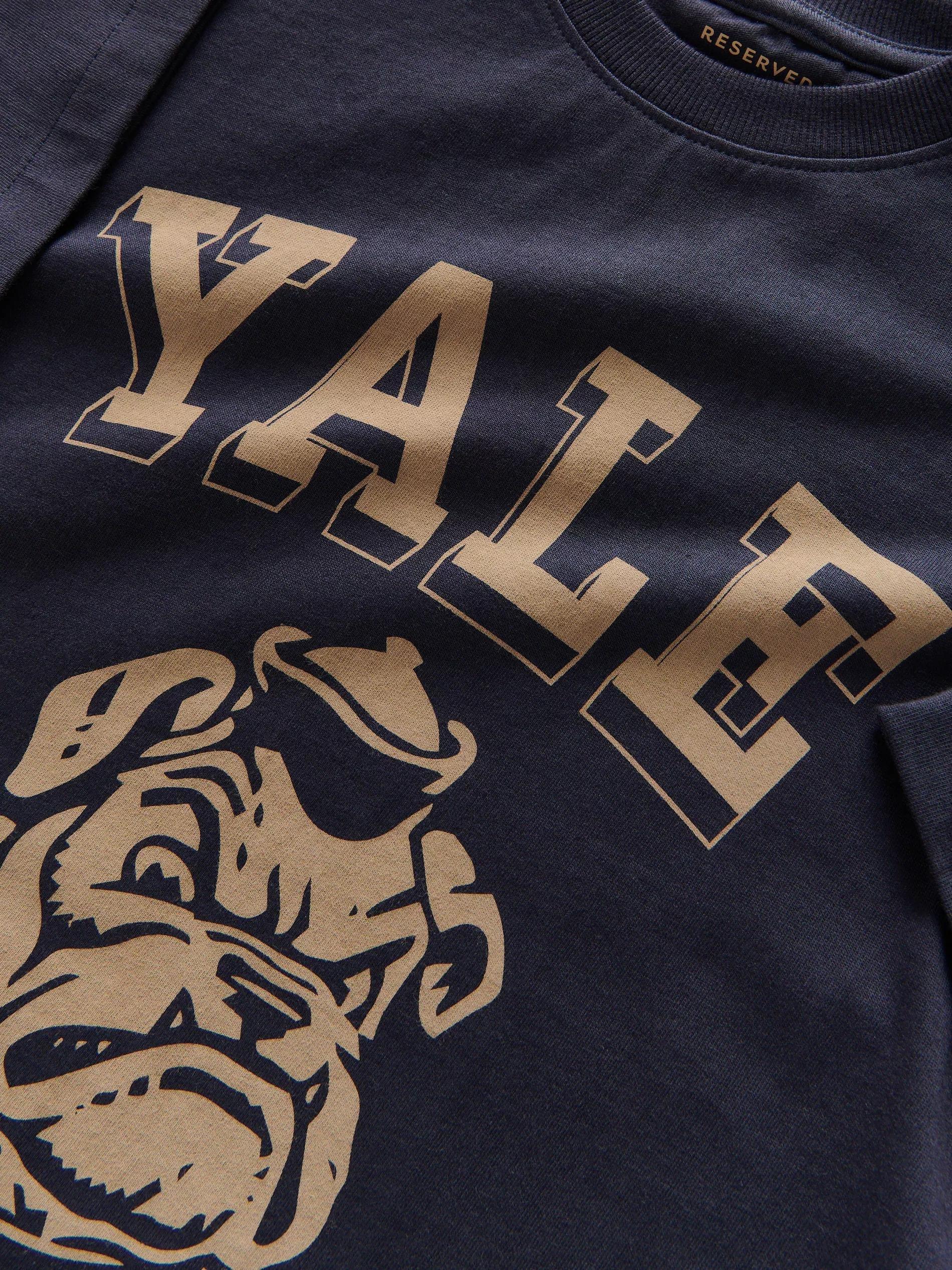 Blue Kid'S Yale Oversized T-Shirt, , large image number 2