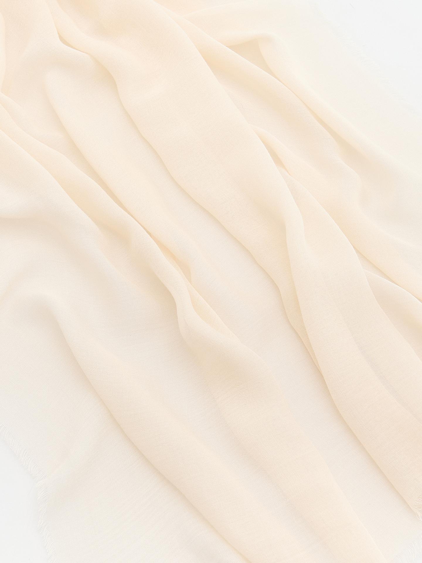 Beige Scarf, Ivory, large image number 1