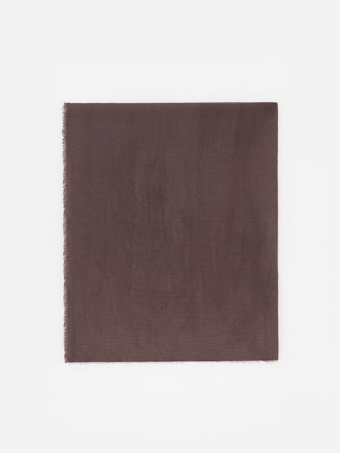 Brown Scarf, Brown, medium