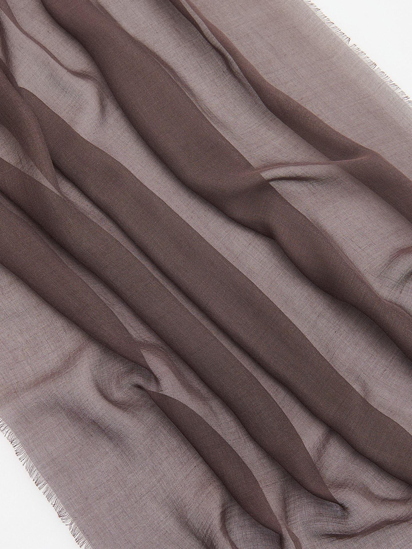 Brown Scarf, Brown, medium