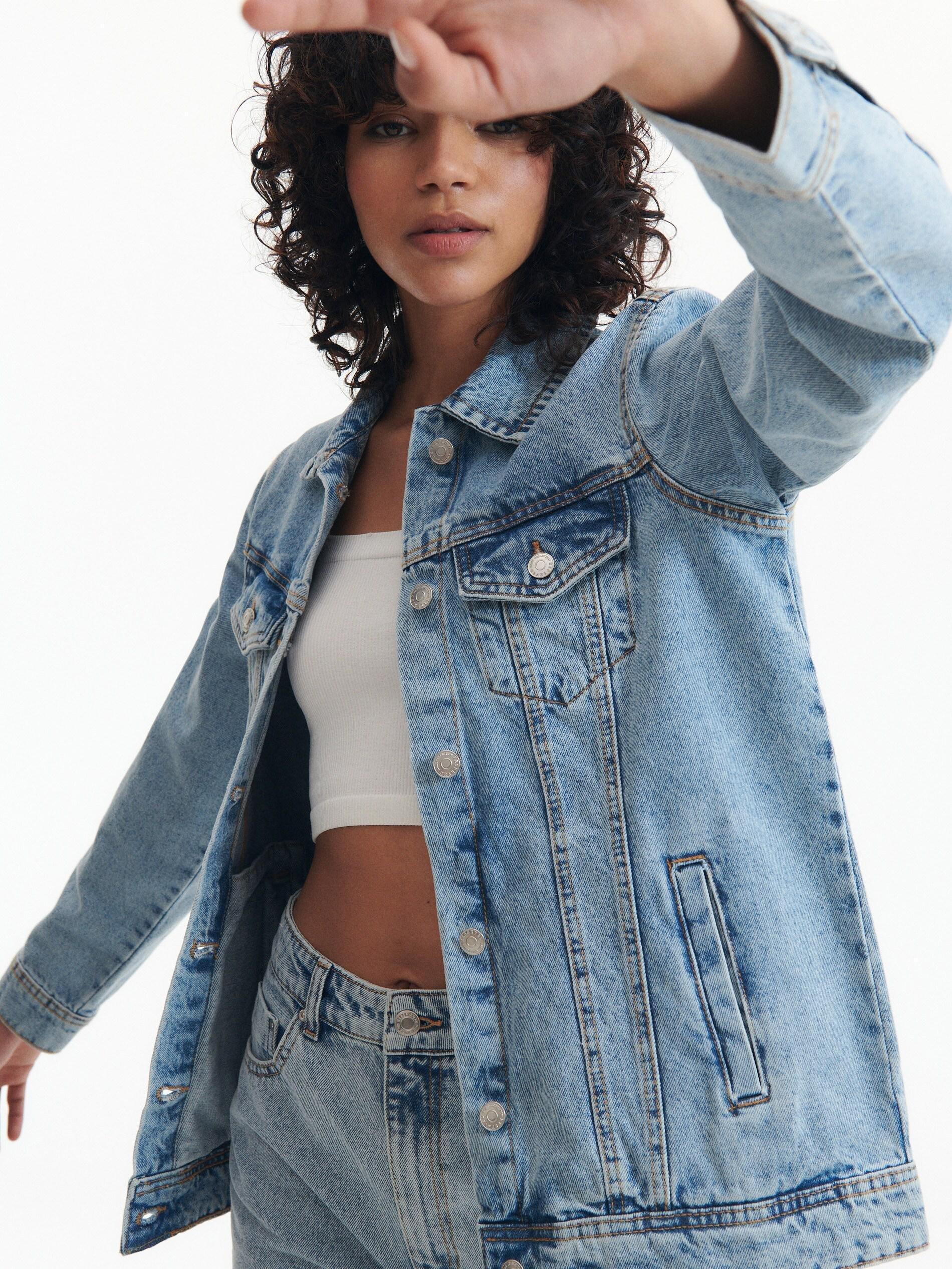 Light Blue Denim Jacket, , large image number 0