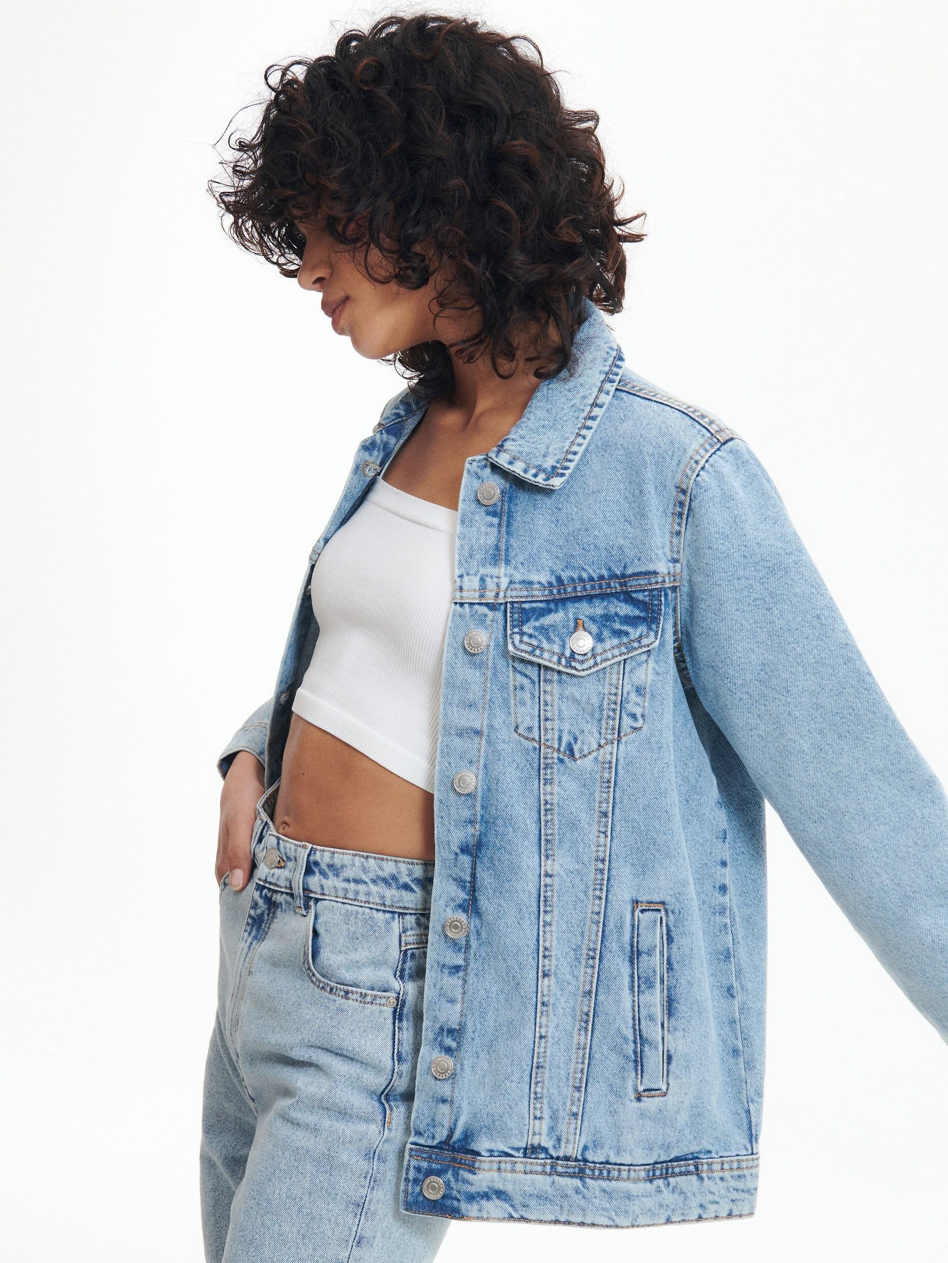 Light Blue Denim Jacket, , large image number 1