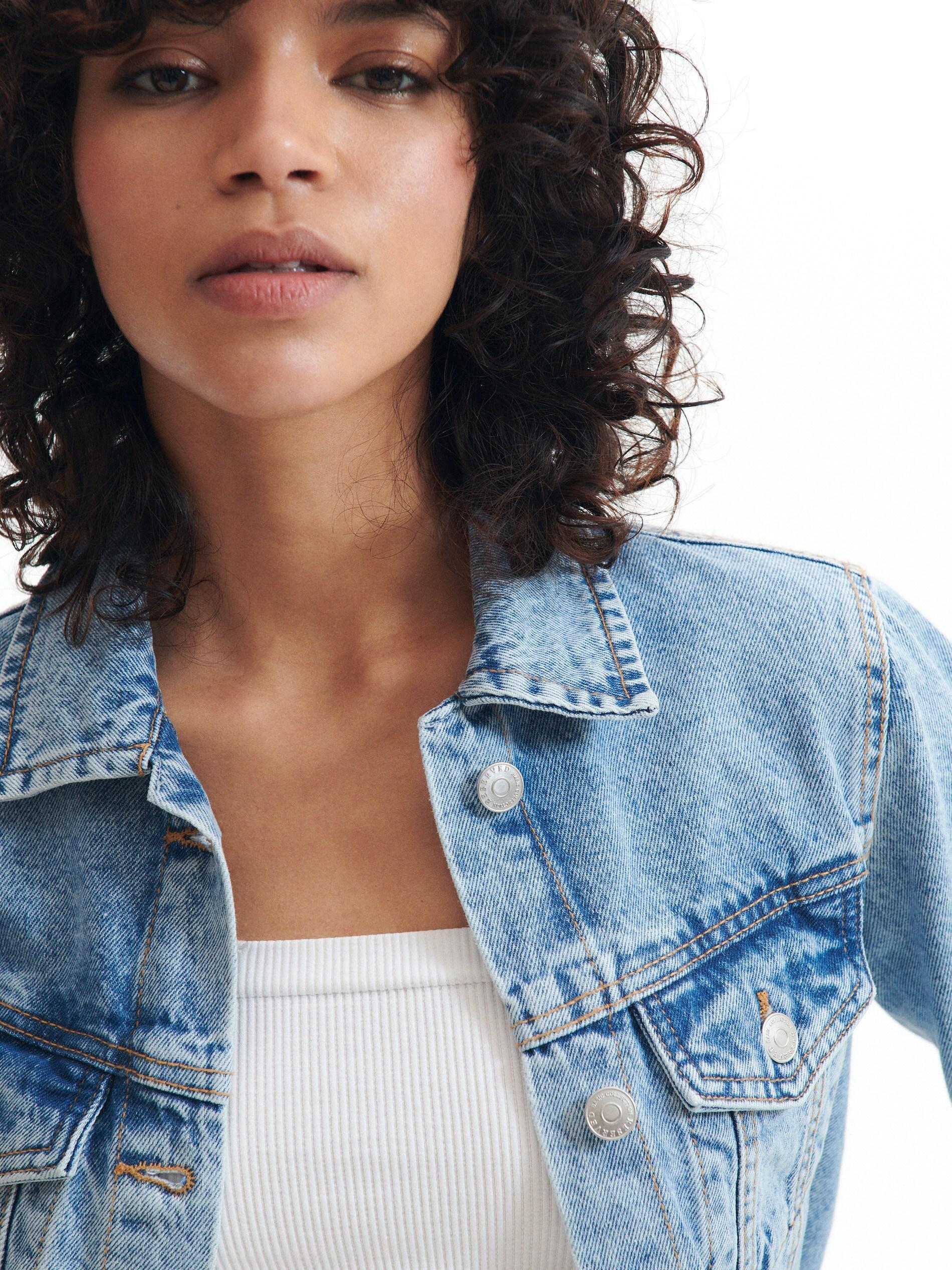 Light Blue Denim Jacket, , large image number 2
