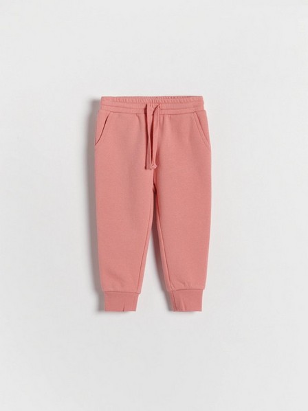 Reserved - Coral Cotton Sweatpants, Kids Girl