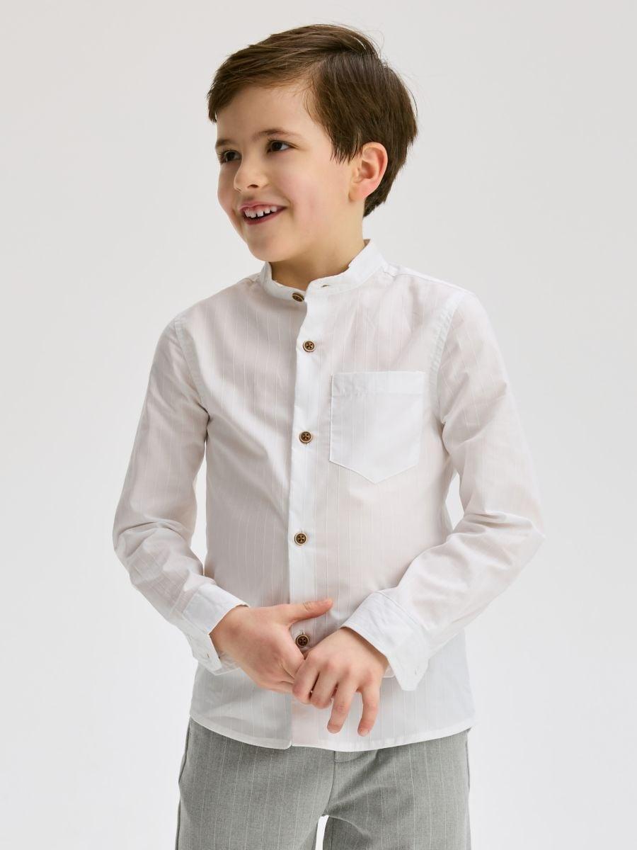 White Shirt, Kids Boy, , medium